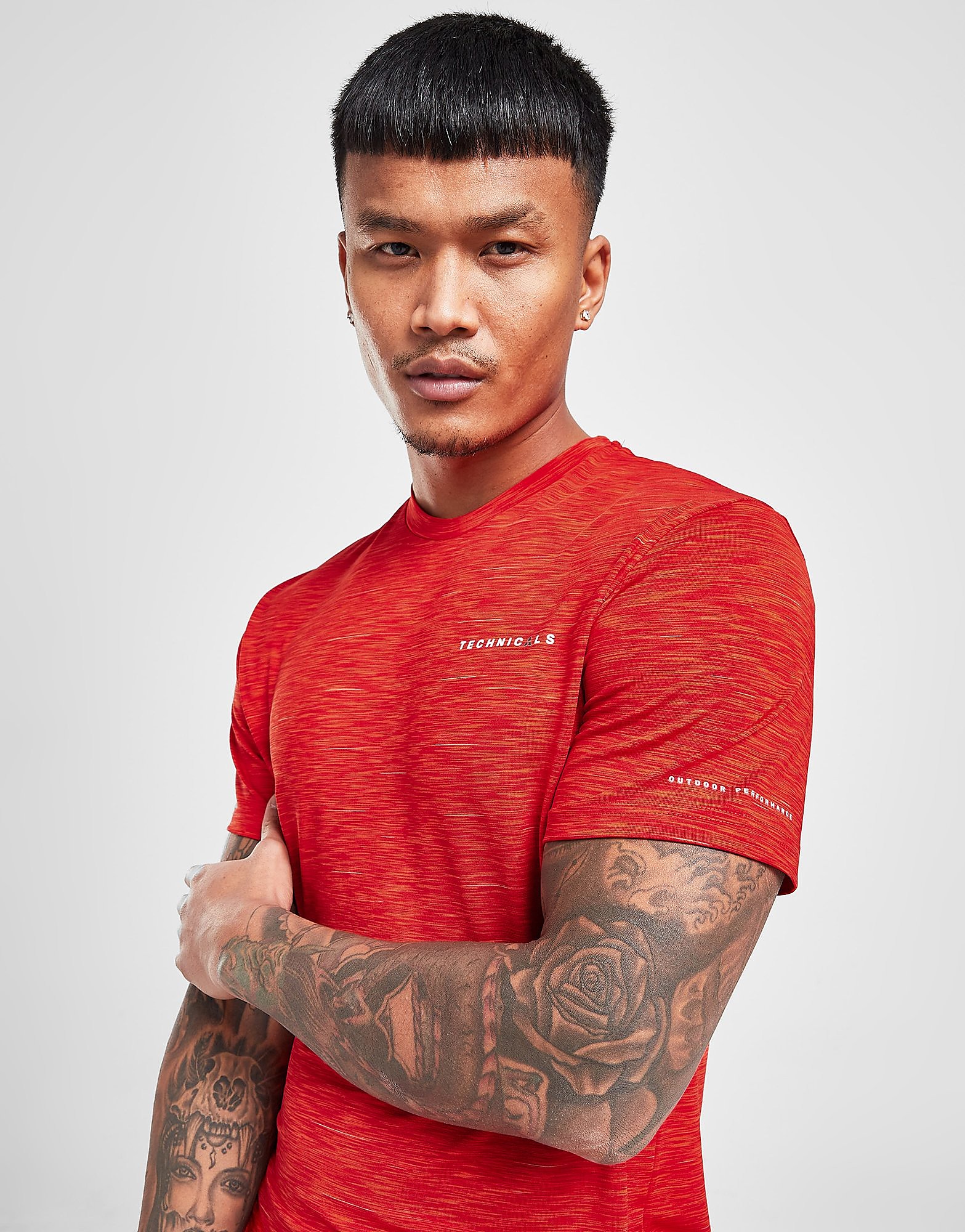 

Technicals Yarrow T-Shirt - Red, Red