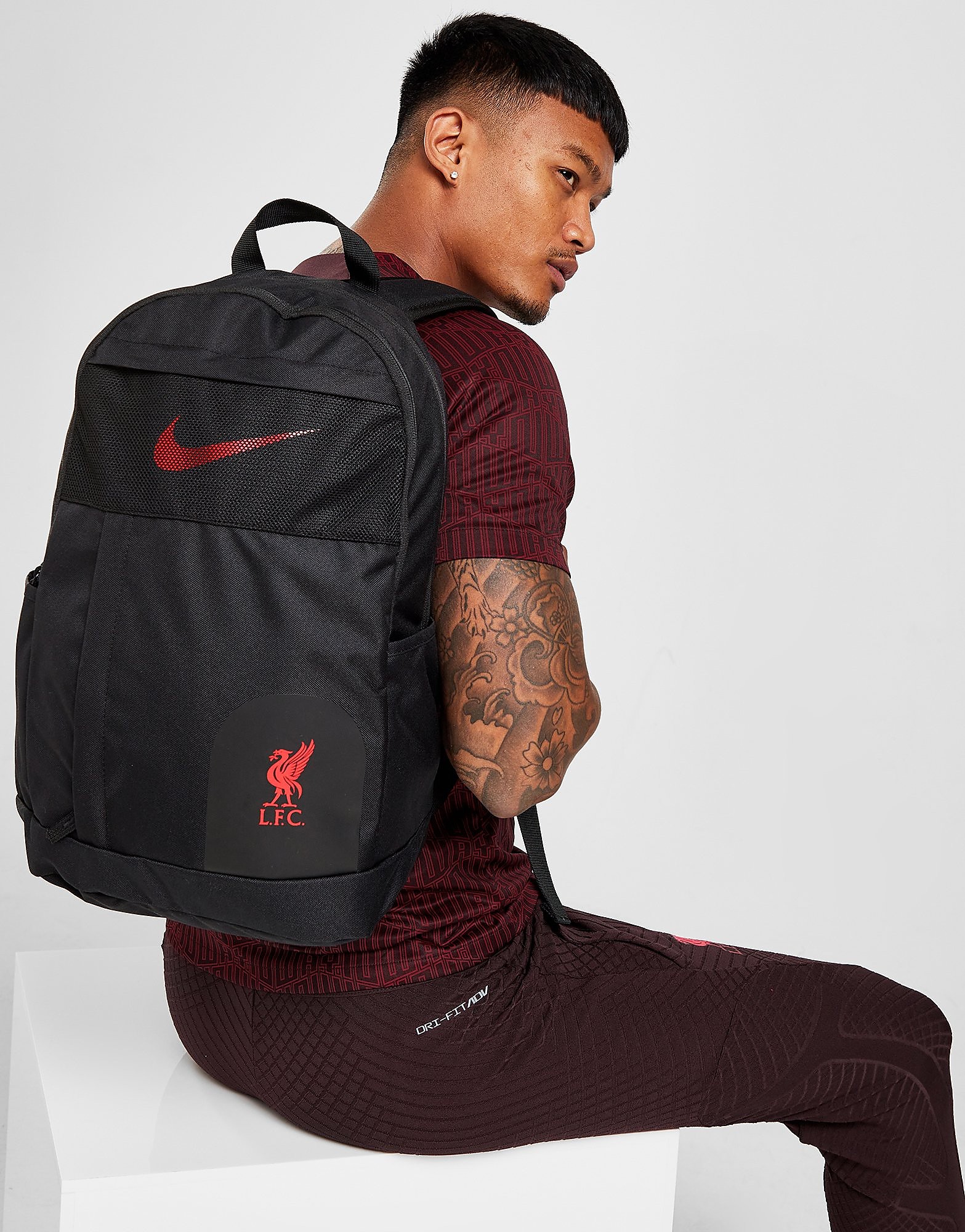 

Nike Liverpool FC Elemental Backpack - Black/Black/White - Kids, Black/Black/White