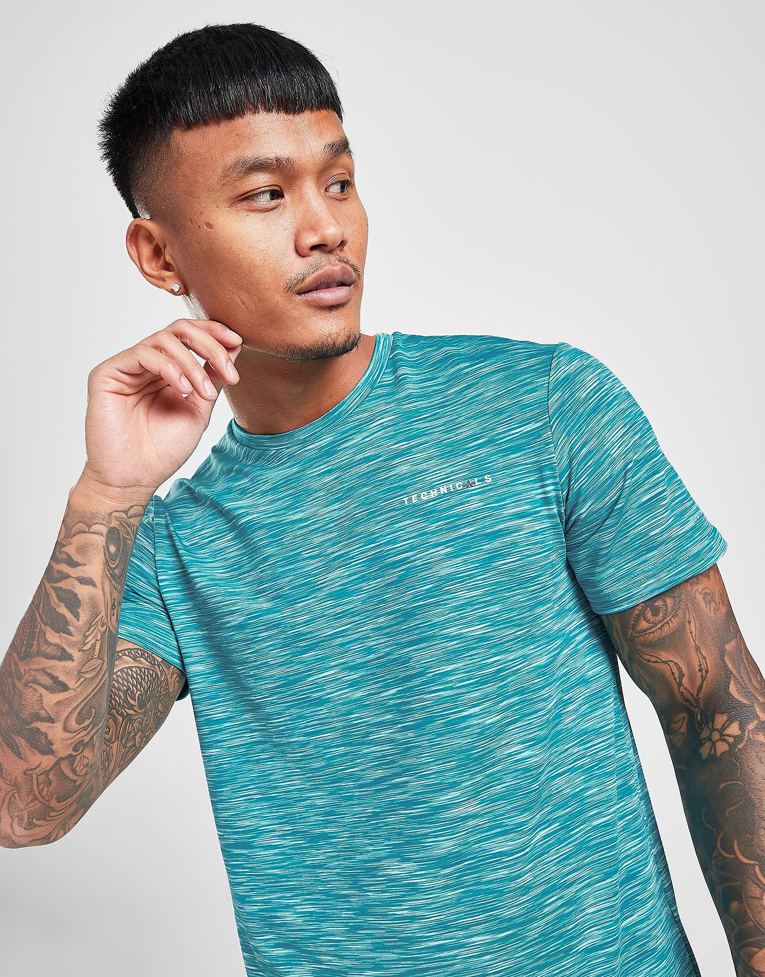 Technicals Yarrow T-Shirt - Blue - Mens, Blue