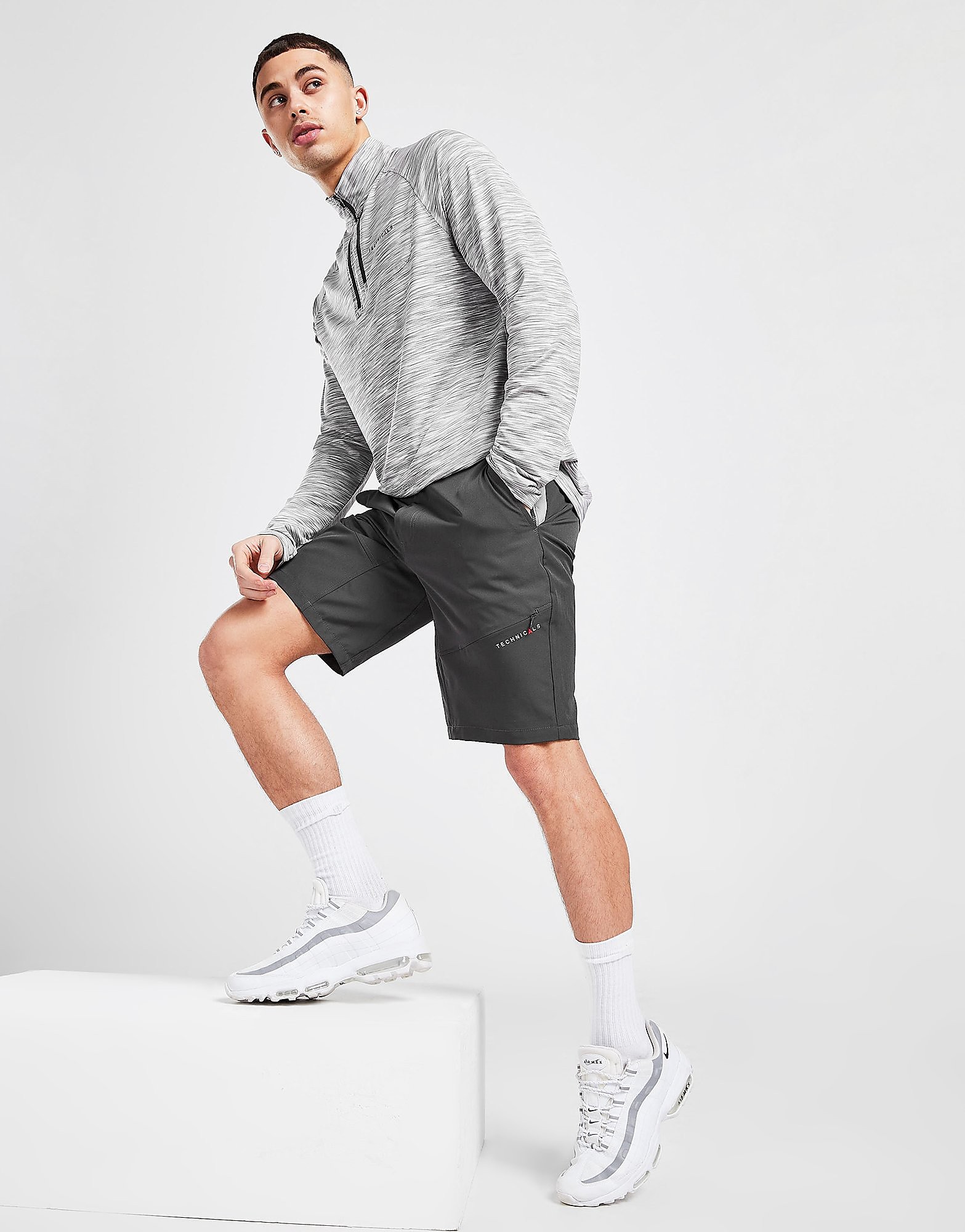 

Technicals Ascend Shorts - Grey - Mens, Grey