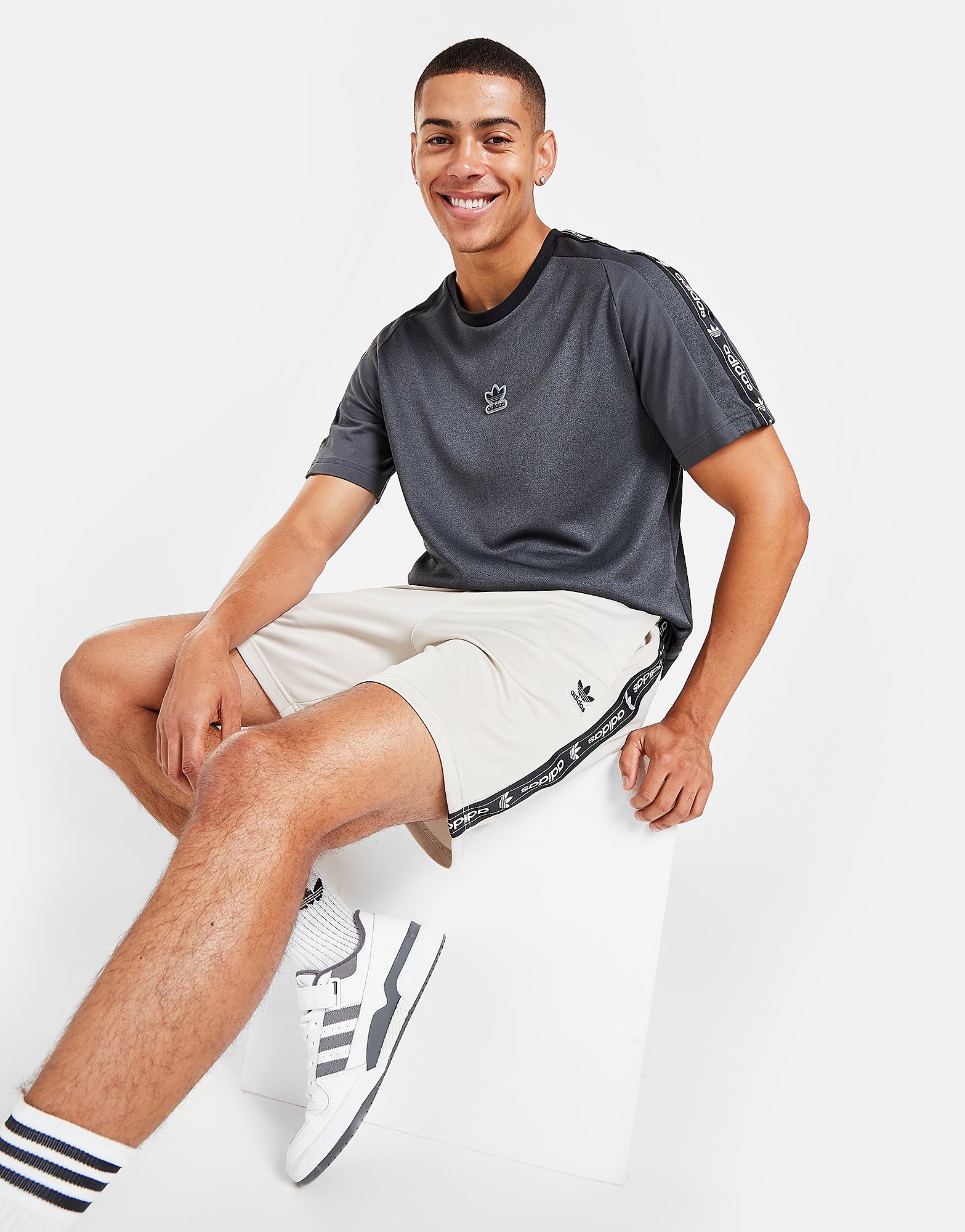 

adidas Originals Adi Edge Shorts - Only at JD - White - Mens, White