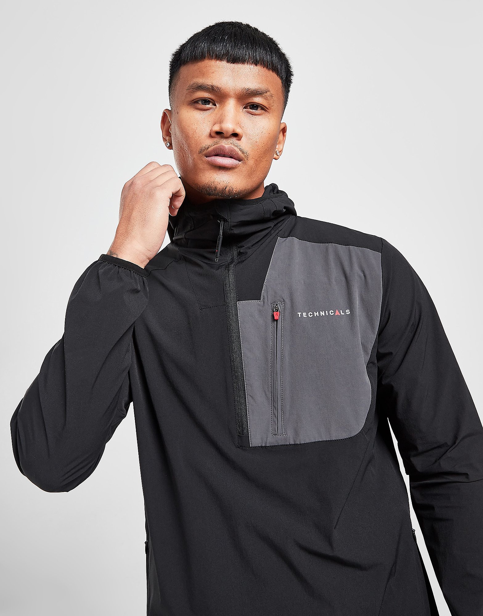 

Technicals Clamber Lightweight Jacket - Only at JD - Black - Mens, Black