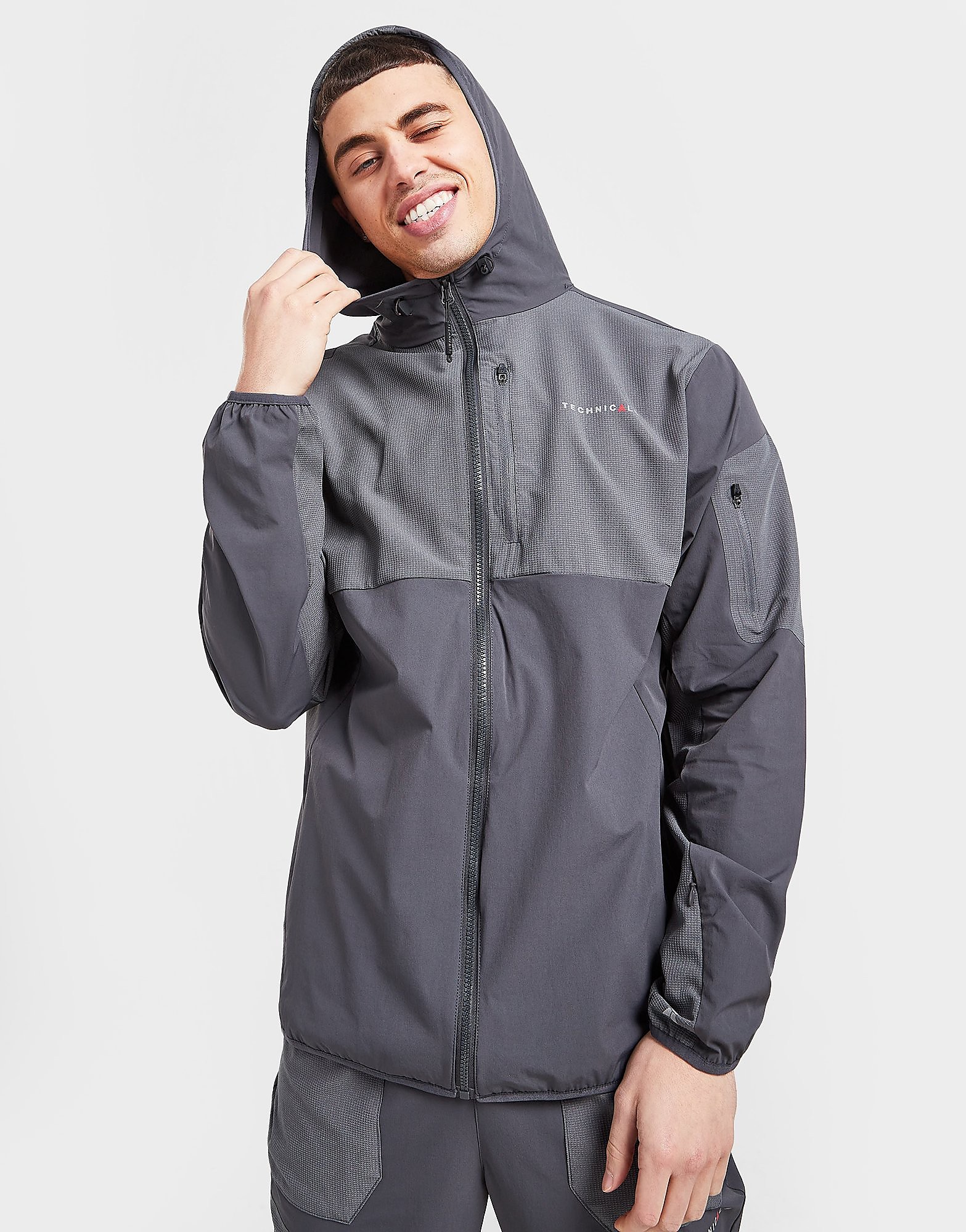 

Technicals Tread Light Jacket - Grey - Mens, Grey
