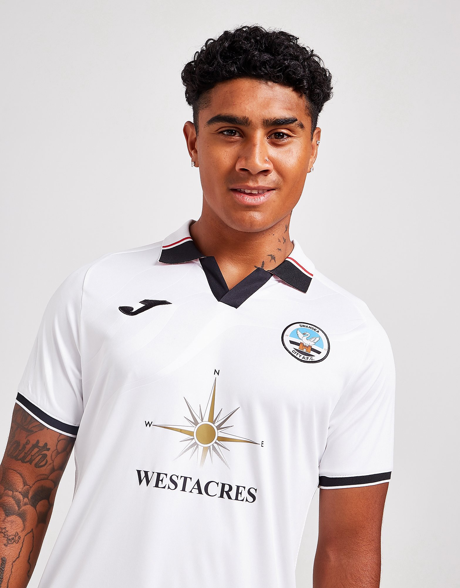 

Joma Swansea City FC 2022/23 Home Shirt - White - Mens, White