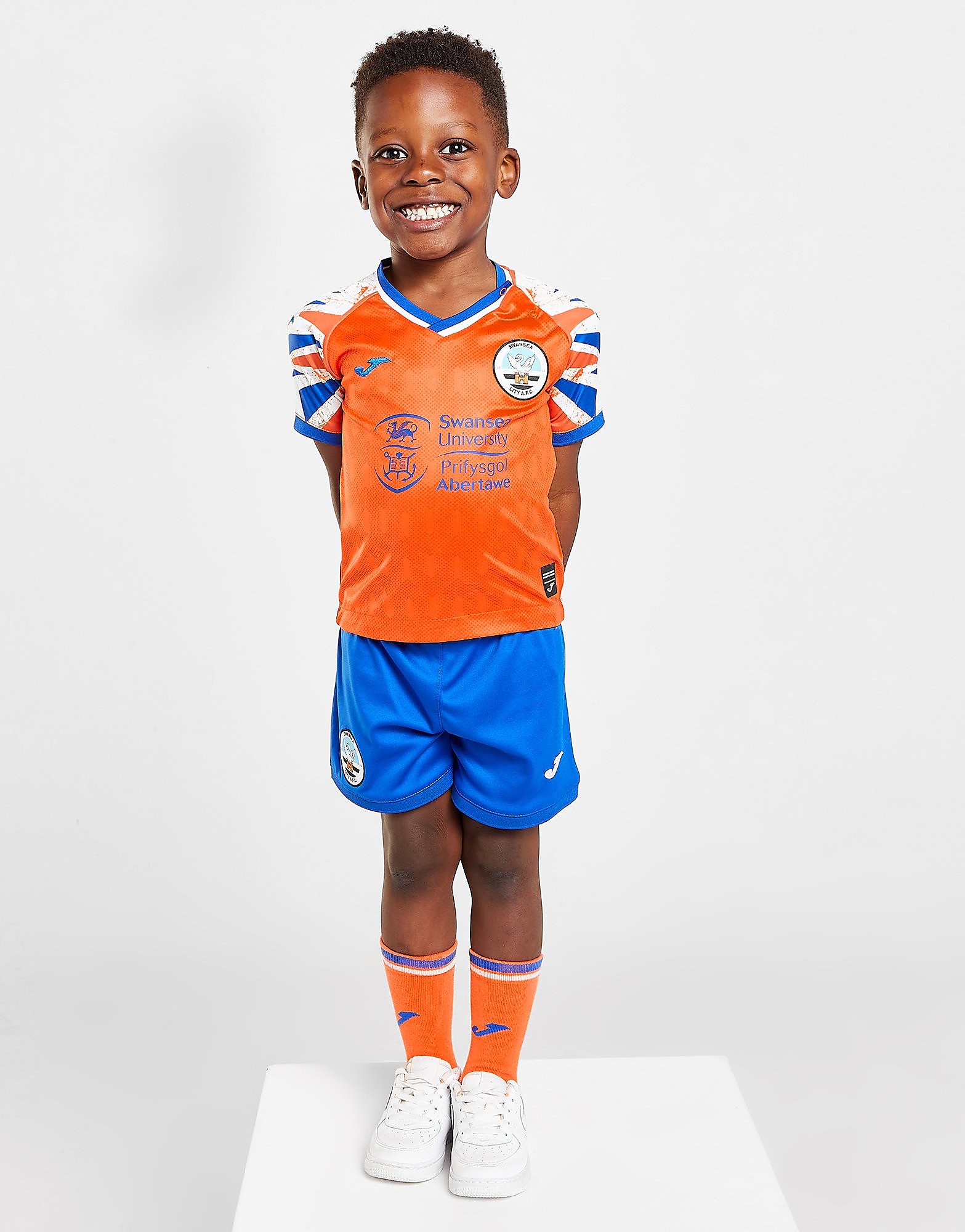

Joma Swansea City FC 2022/23 Away Kit Children - Orange/Blue - Kids, Orange/Blue