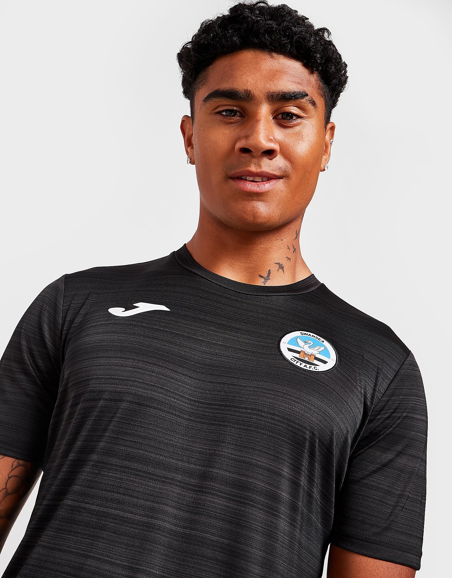 

Joma Swansea City FC Warm Up T-Shirt - Black - Mens, Black
