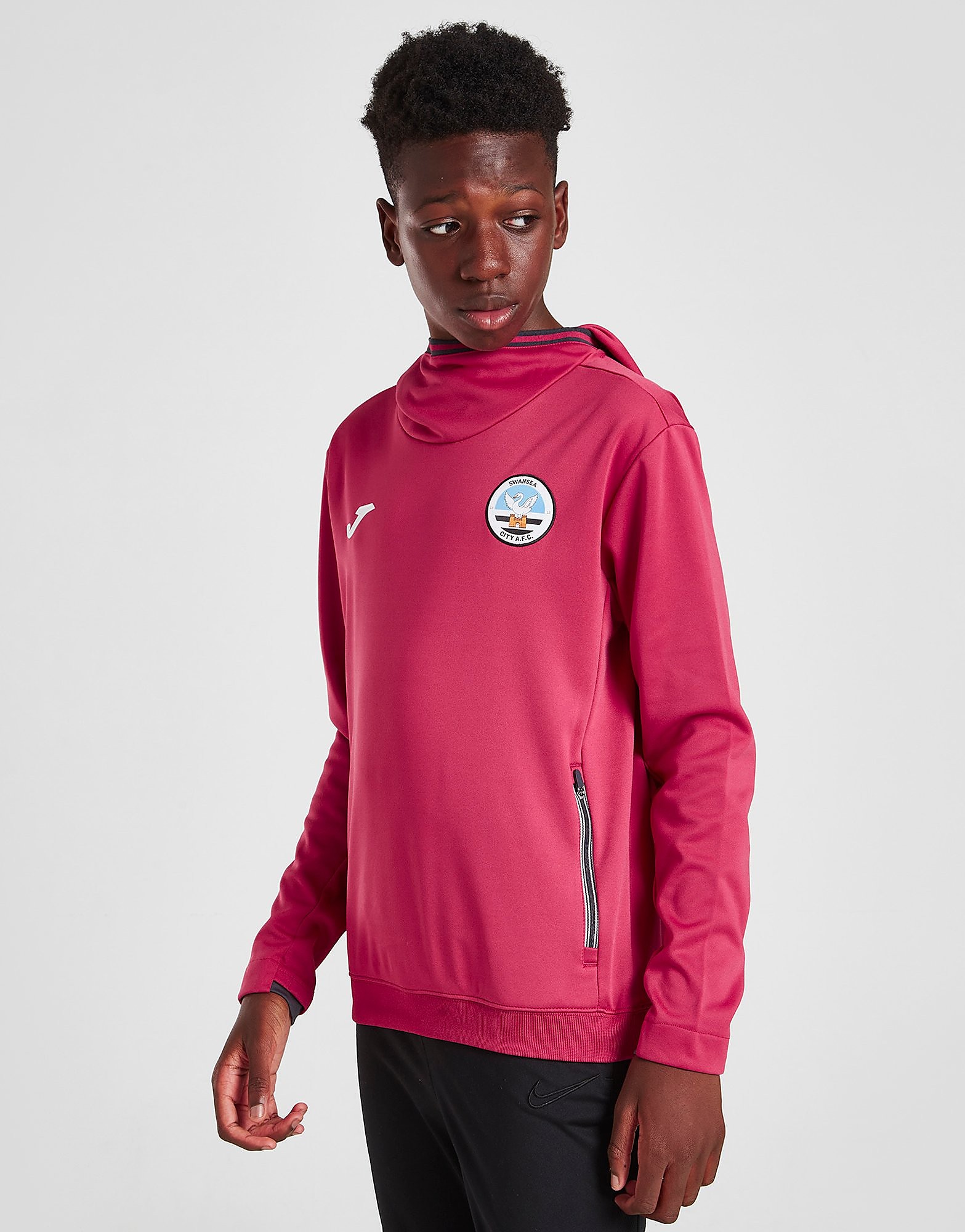 

Joma Swansea City FC Training Hoodie Junior - Red - Kids, Red