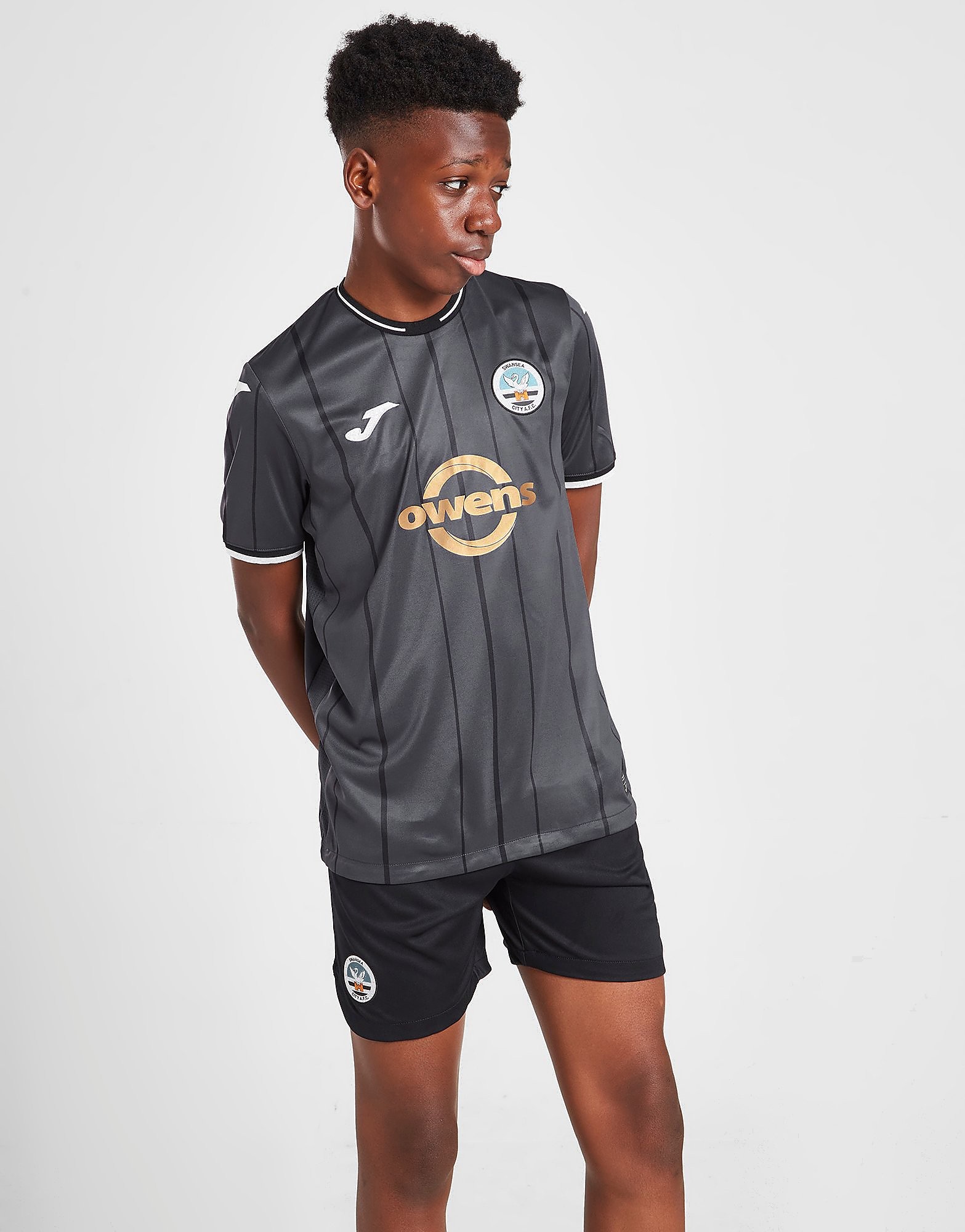 

Joma Swansea City FC 2022/23 Third Shorts Junior - Black - Kids, Black