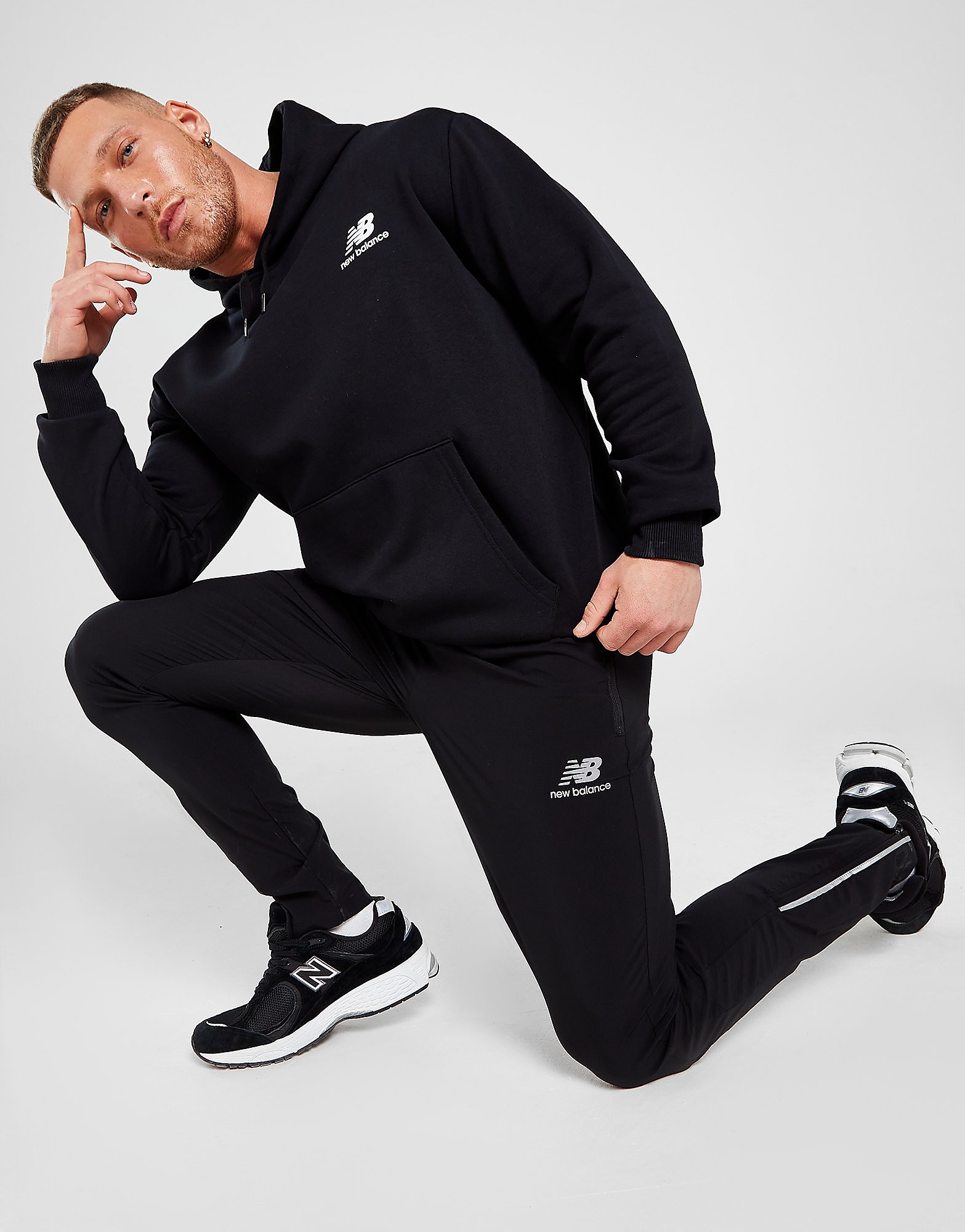 

New Balance Woven Track Pants - Only at JD - Black - Mens, Black