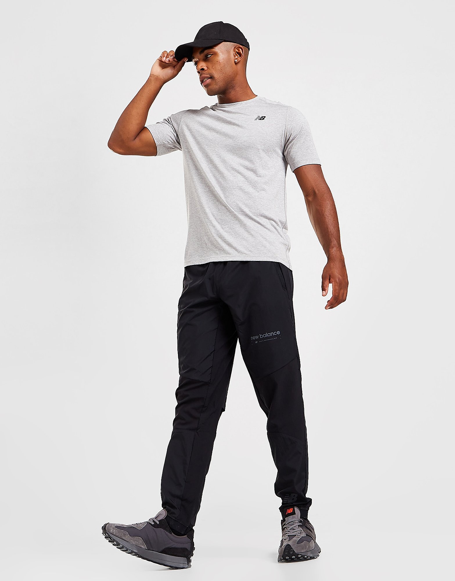 

New Balance Tech Woven Track Pants - Black - Mens, Black