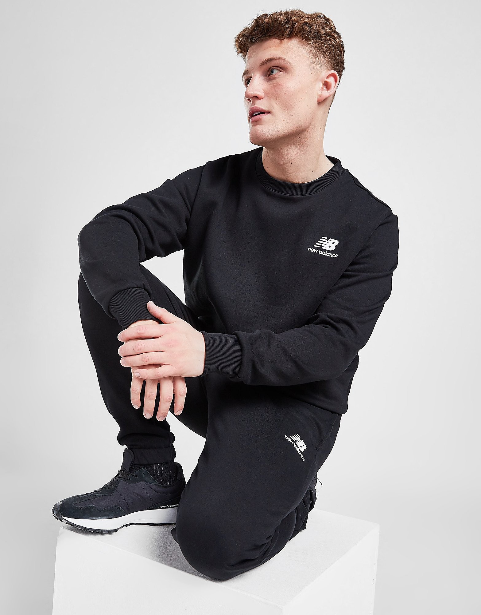 

New Balance Fleece Joggers - Only at JD - Black - Mens, Black