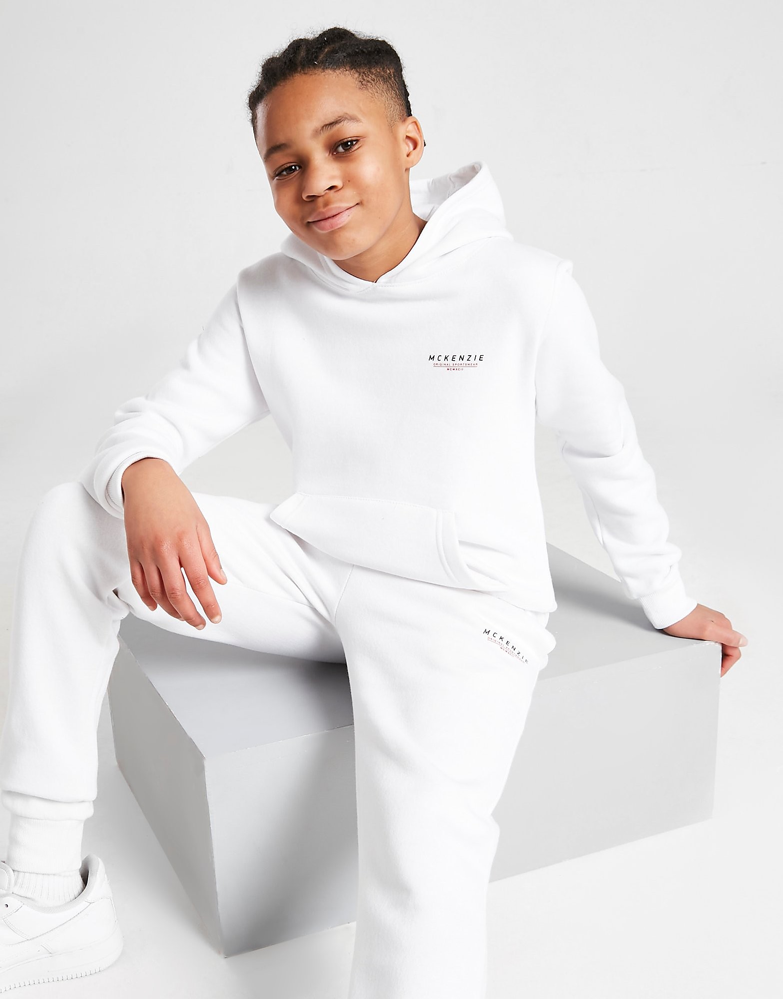 

McKenzie Essential 2 Overhead Hoodie Junior - Only at JD - White - Kids, White