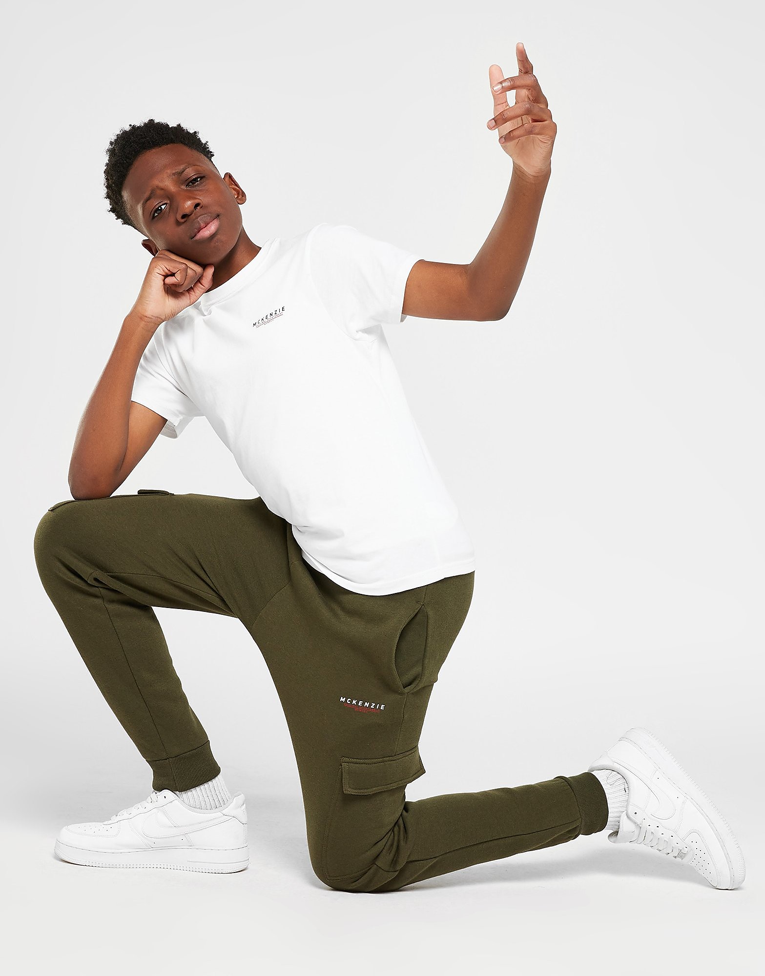 

McKenzie Essential Cargo Joggers Junior - Only at JD - Green - Kids, Green