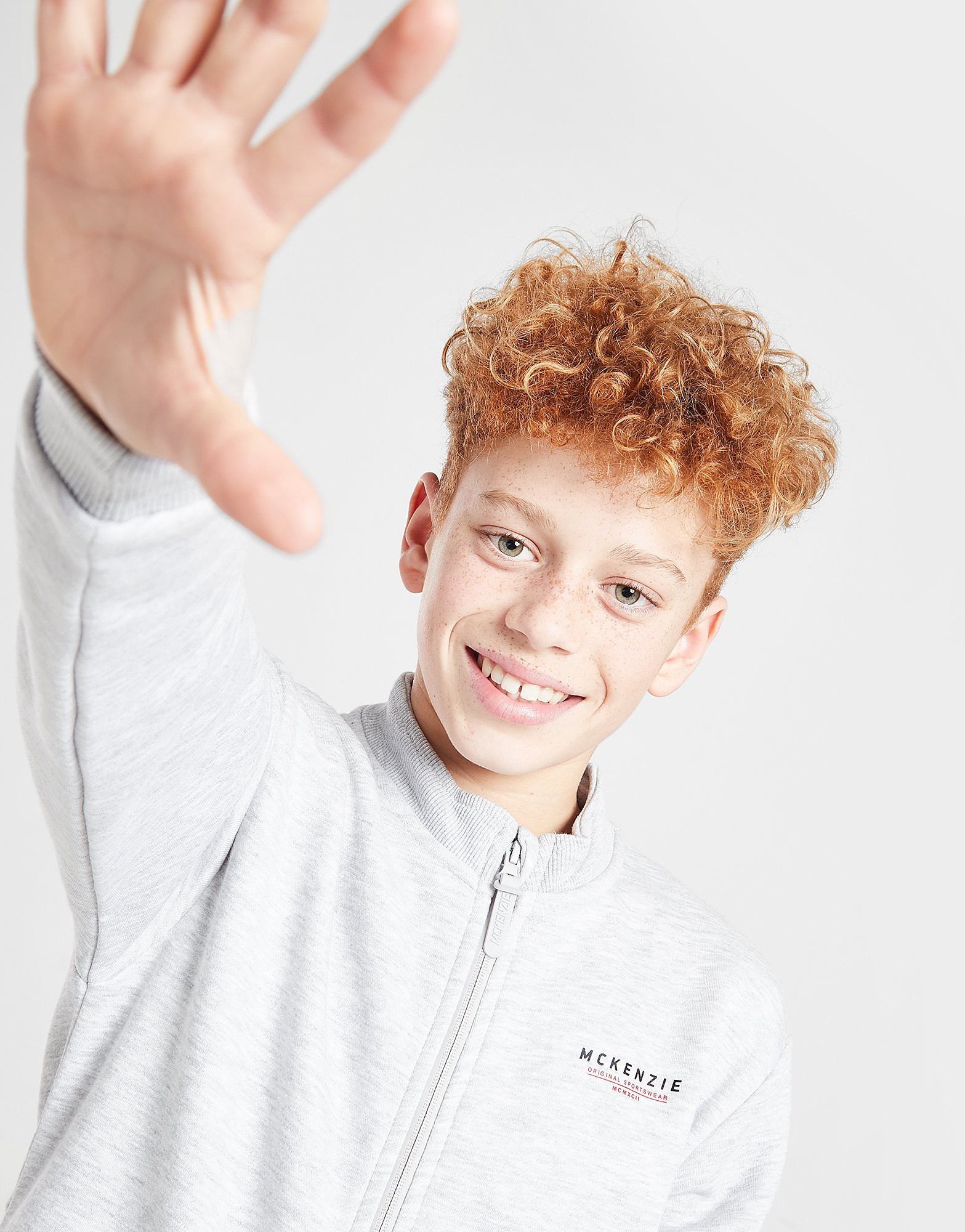 

McKenzie Essential Full Zip Track Top Junior - Only at JD - Grey - Kids, Grey