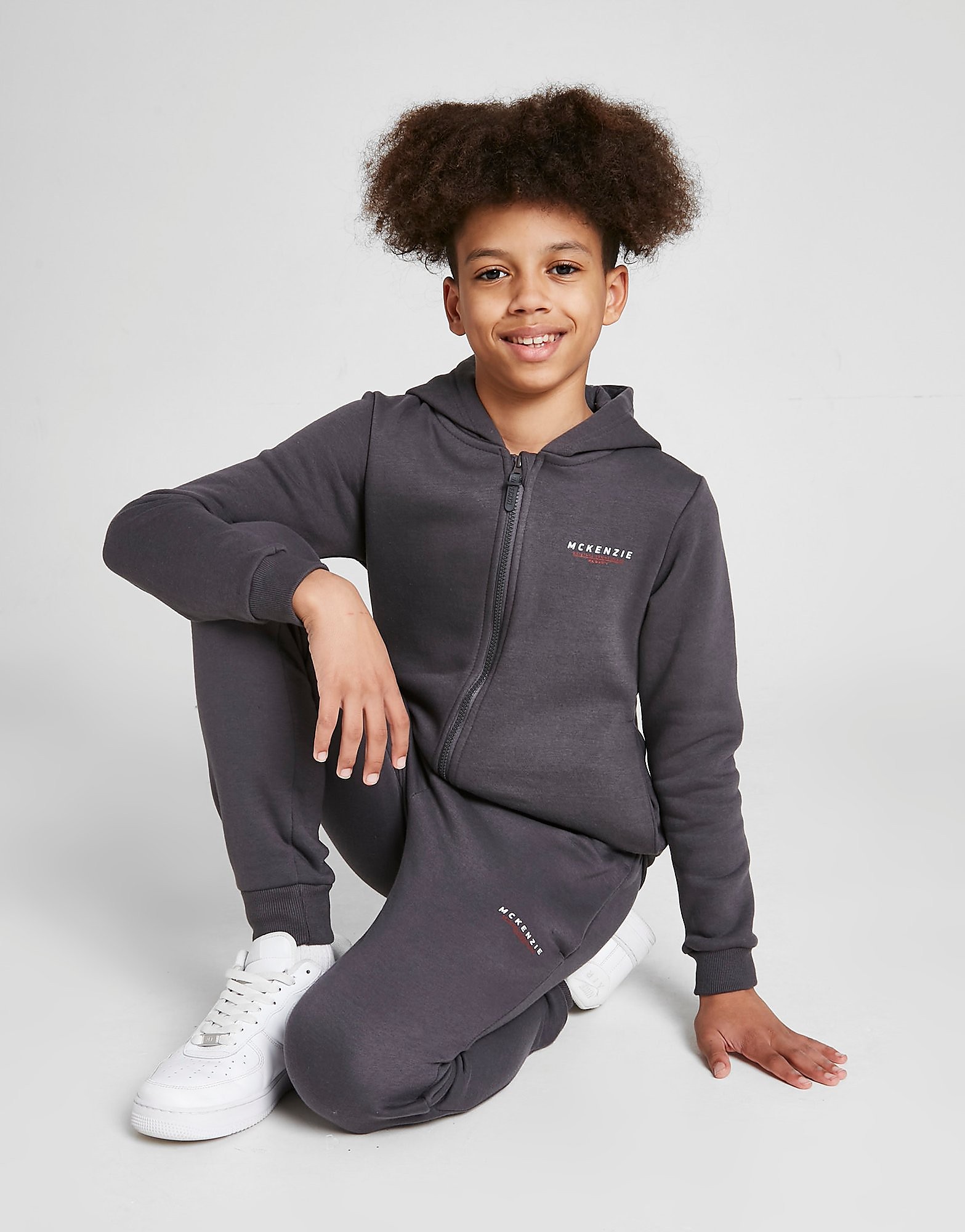 

McKenzie Essential Full Zip Hoodie Junior - Only at JD - Grey - Kids, Grey