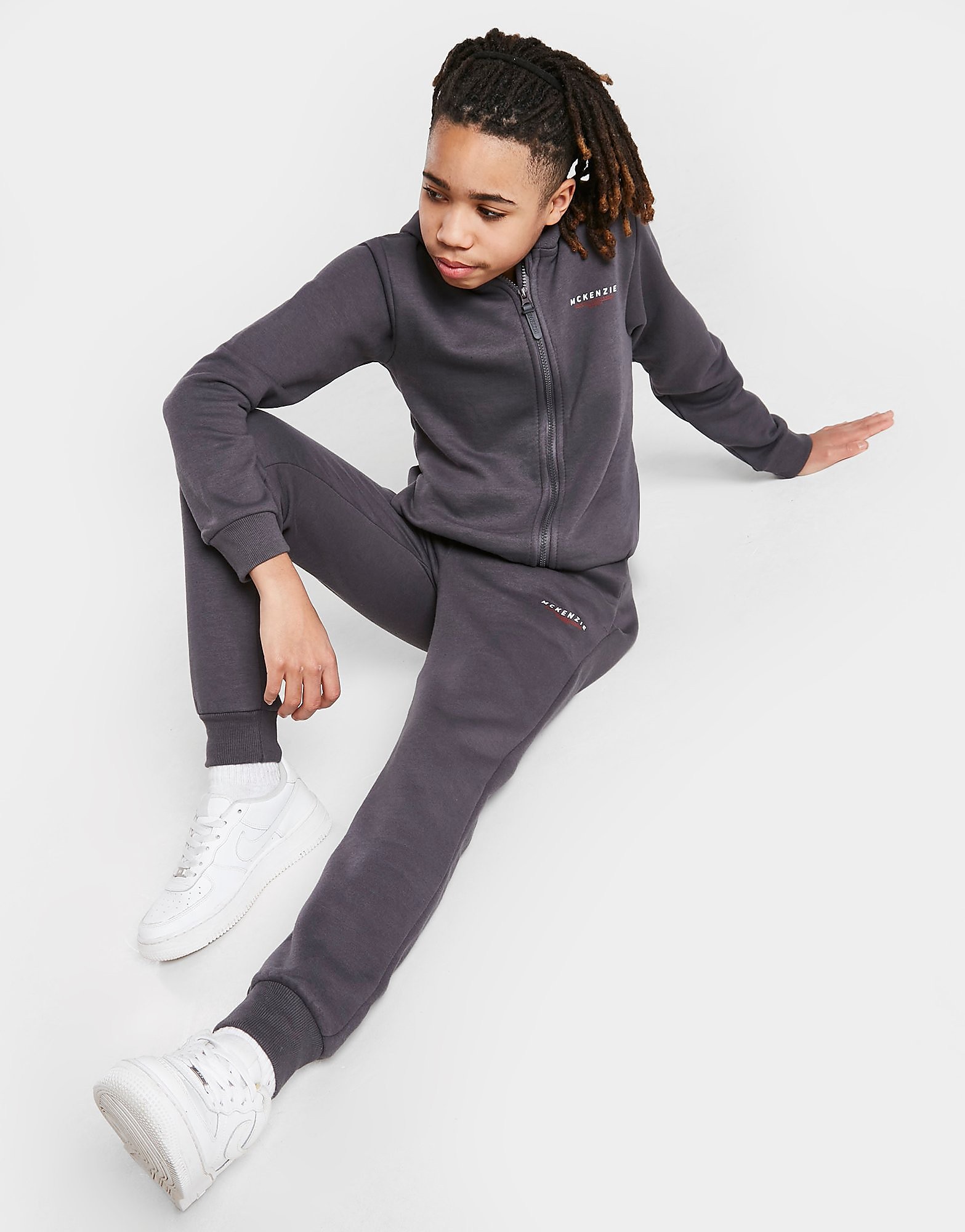 

McKenzie Essential Full Zip Tracksuit Junior - Only at JD - Grey - Kids, Grey