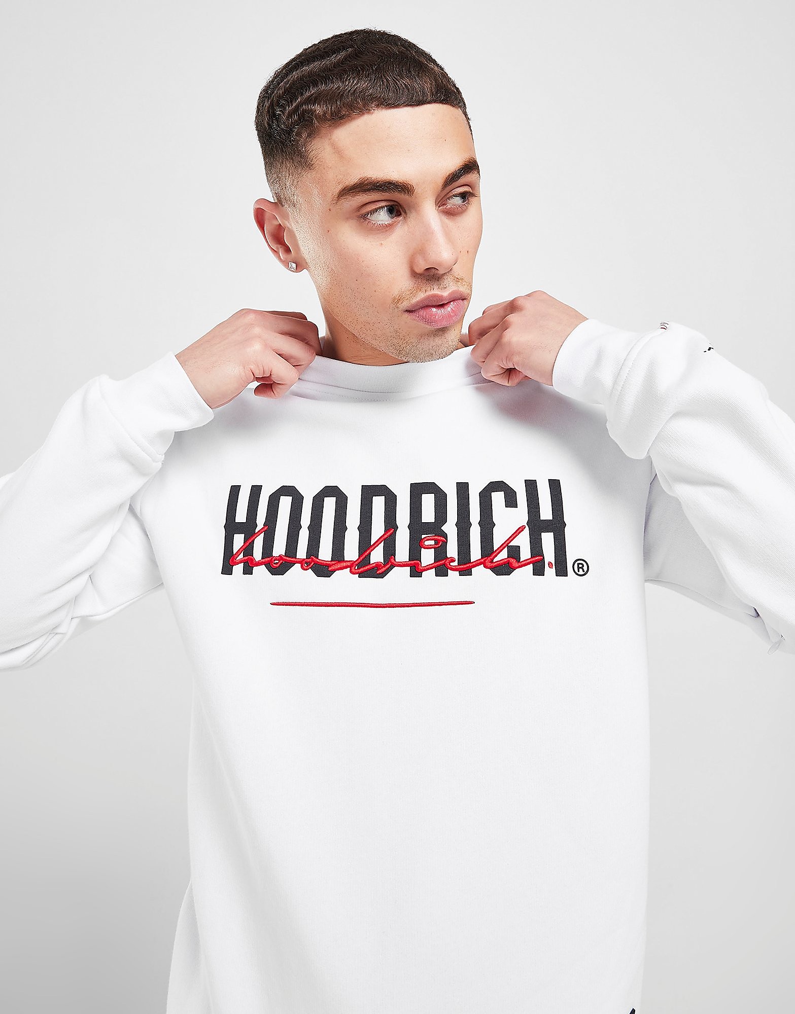 

Hoodrich Blend Crew Sweatshirt - Only at JD - White - Mens, White