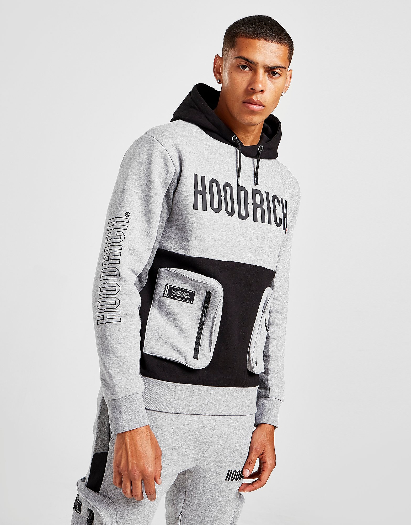 

Hoodrich Stamp Hoodie - Grey - Mens, Grey