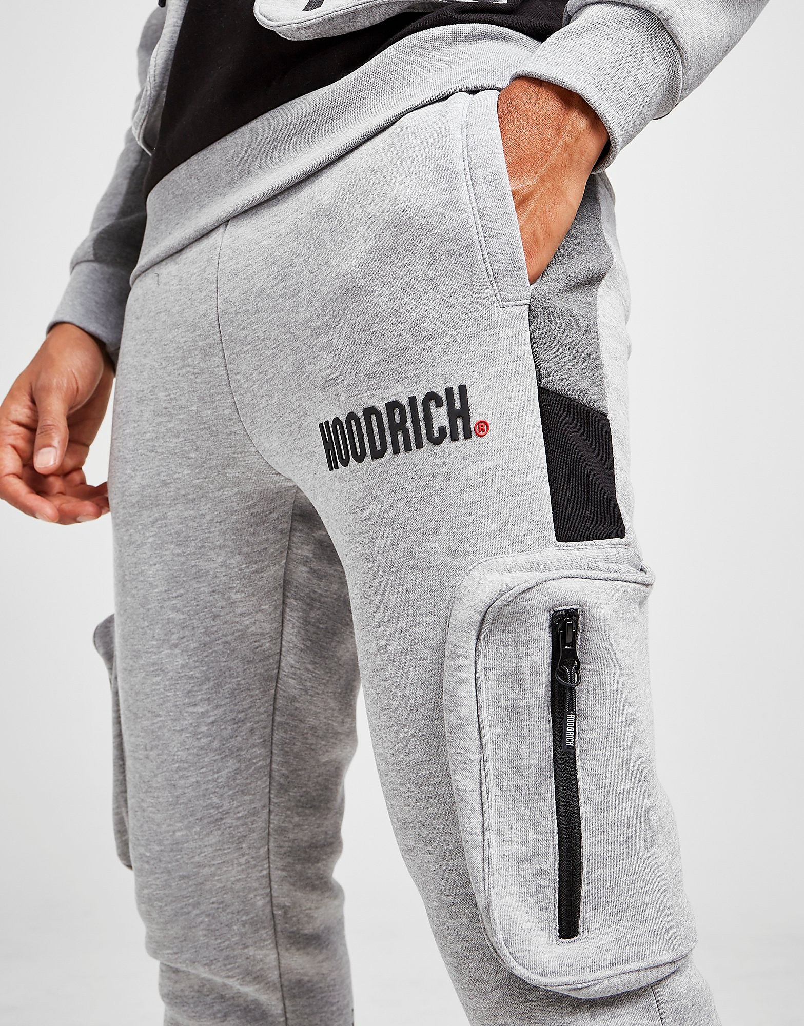 

Hoodrich Stamp Cargo Fleece Joggers - Grey - Mens, Grey
