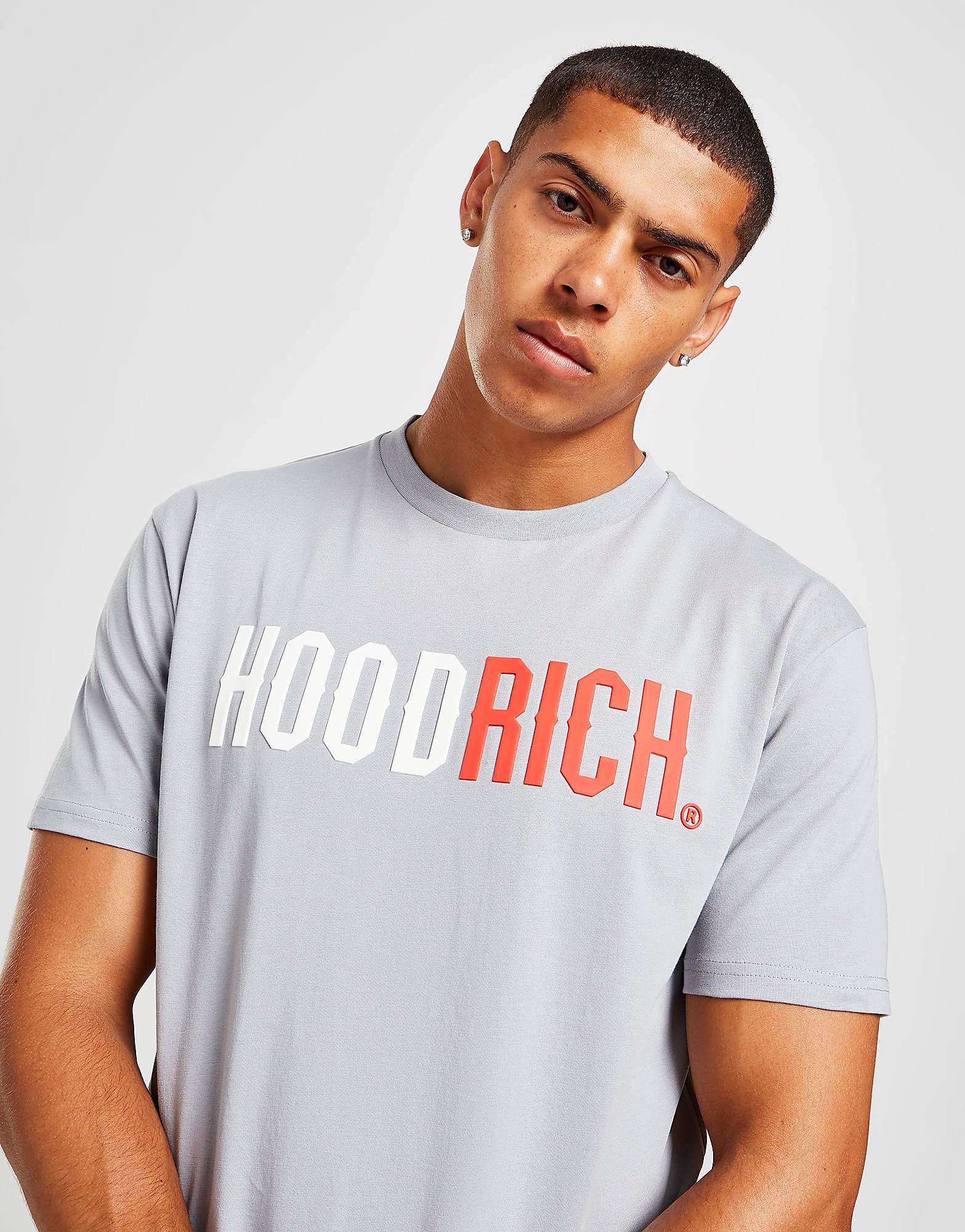

Hoodrich Splitter T-Shirt - Grey, Grey