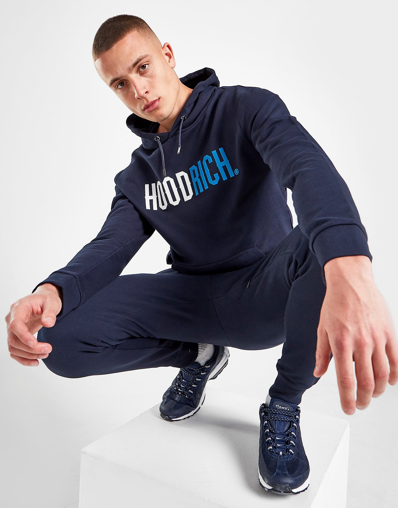 

Hoodrich Splitter Hoodie - Navy - Mens, Navy