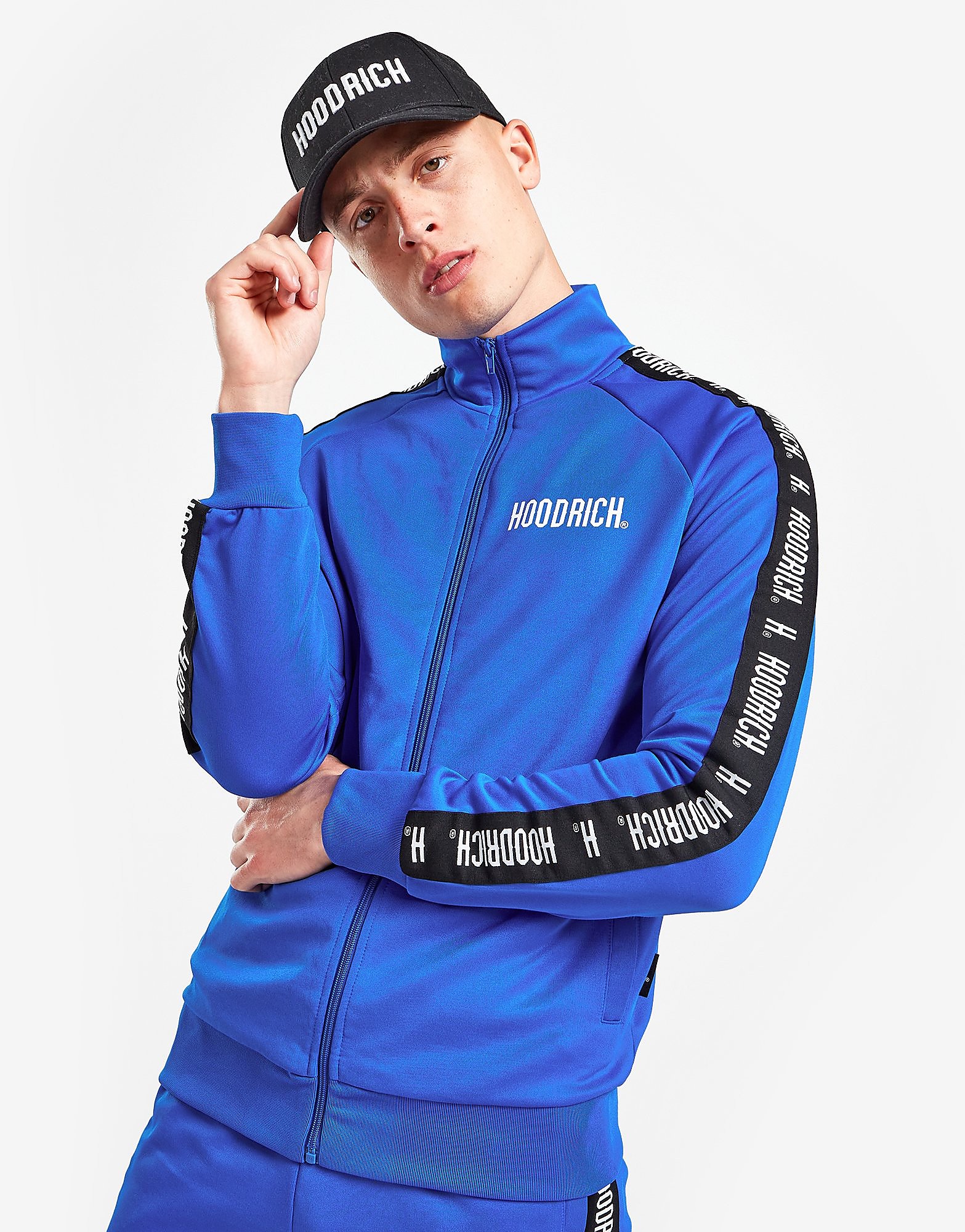 Hoodrich casaco de fato de treino tape - only at jd - azul - mens, azul