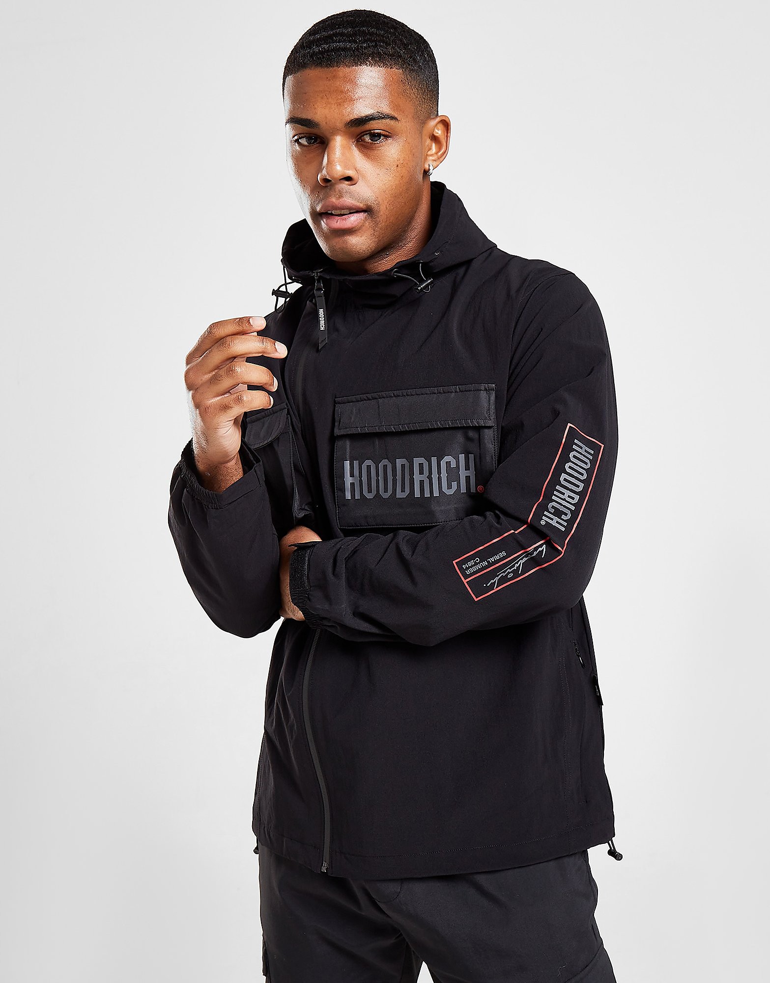 

Hoodrich Fatal Windrunner Jacket - Black - Mens, Black
