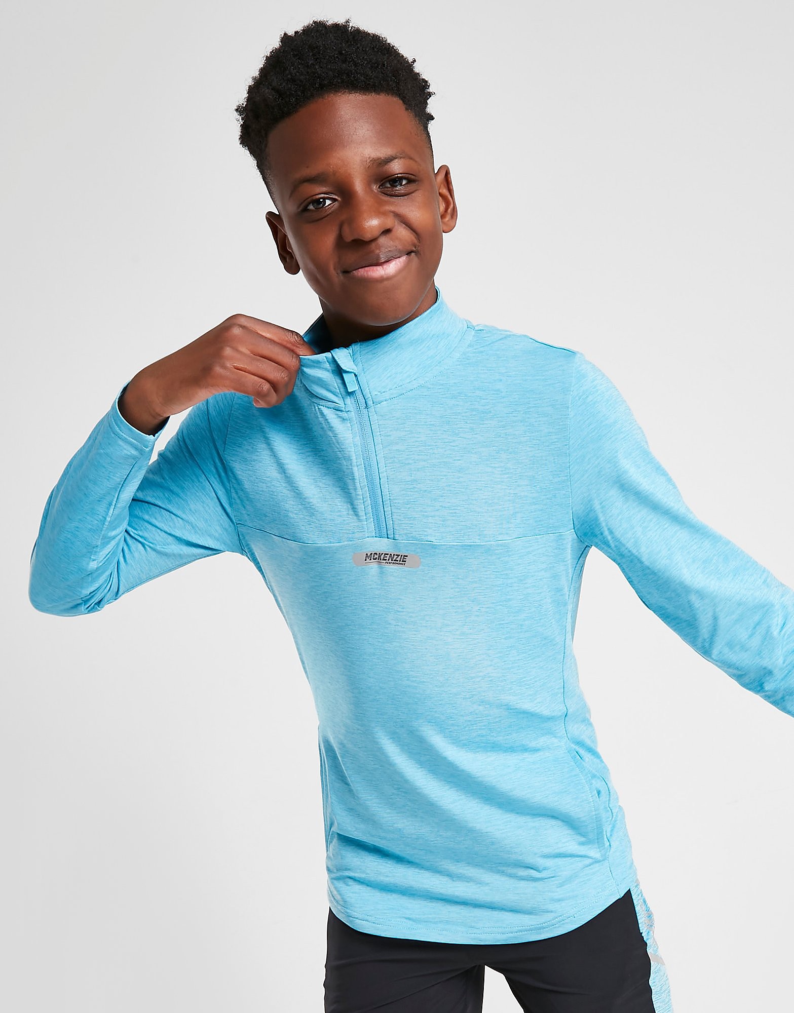 

McKenzie Speed 1/4 Zip Track Top Junior - Only at JD - Blue - Kids, Blue