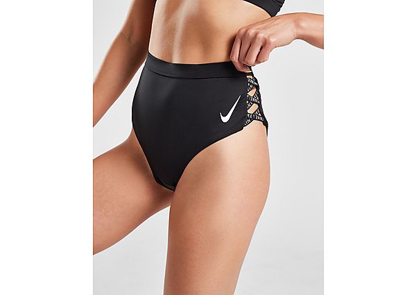 Nike Sneakerkini Cheeky Bikini Bottoms - Black, Black