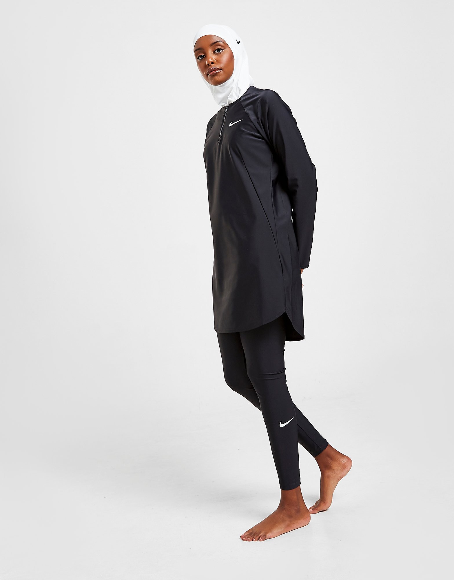 

Nike Essential Swim Leggings - Black - Womens, Black