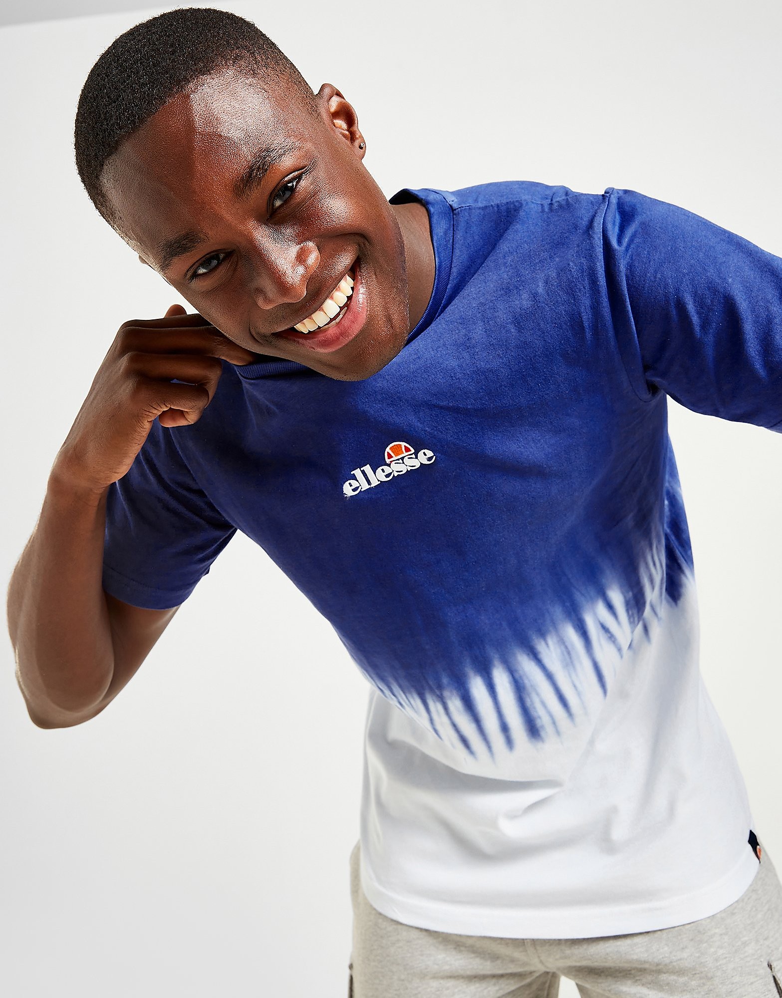 Ellesse Kalios T-Shirt - Only at JD - Blue/Blue - Mens, Blue/Blue