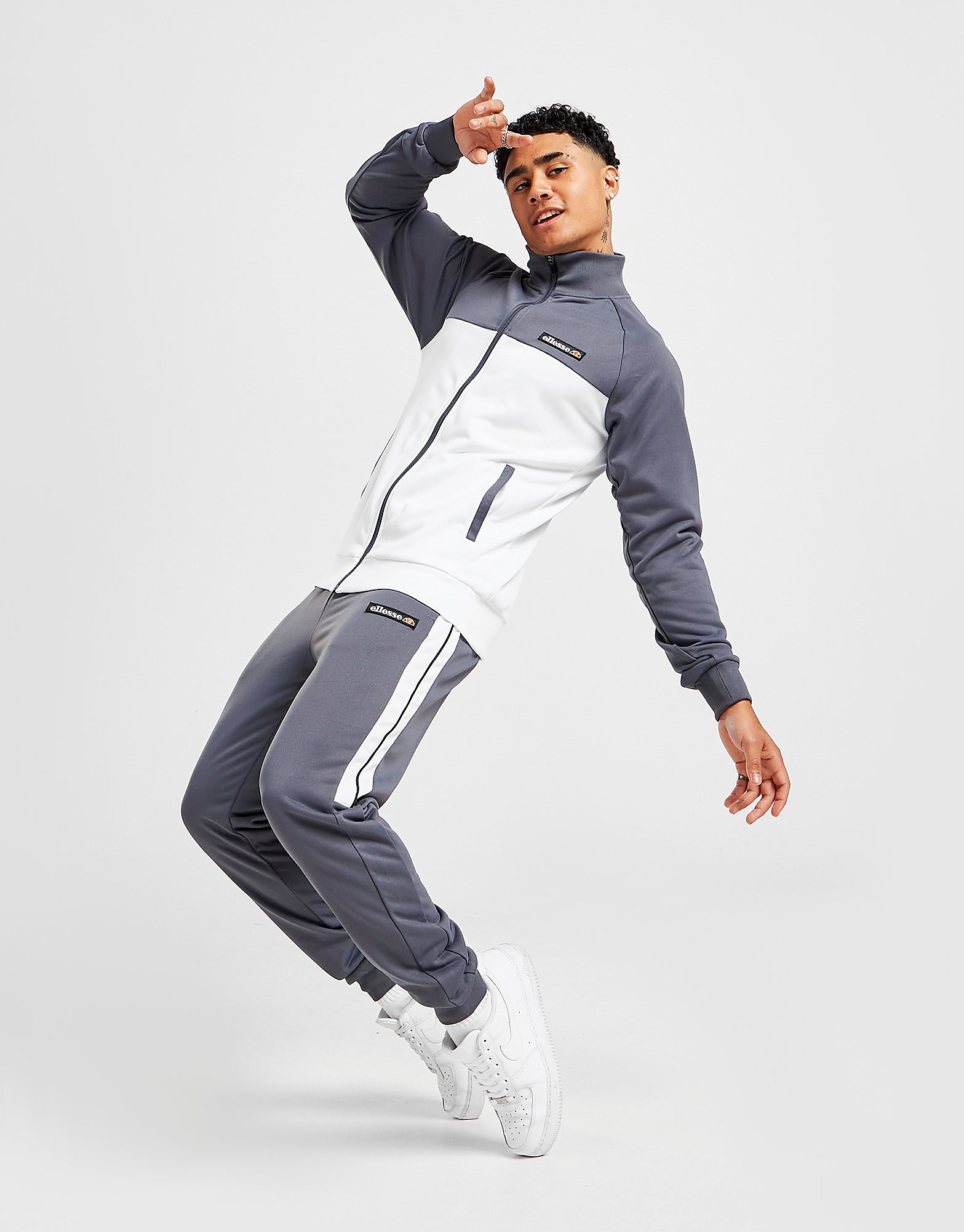 

Ellesse Satia Track Top - Only at JD - Grey/GRY/WHT - Mens, Grey/GRY/WHT