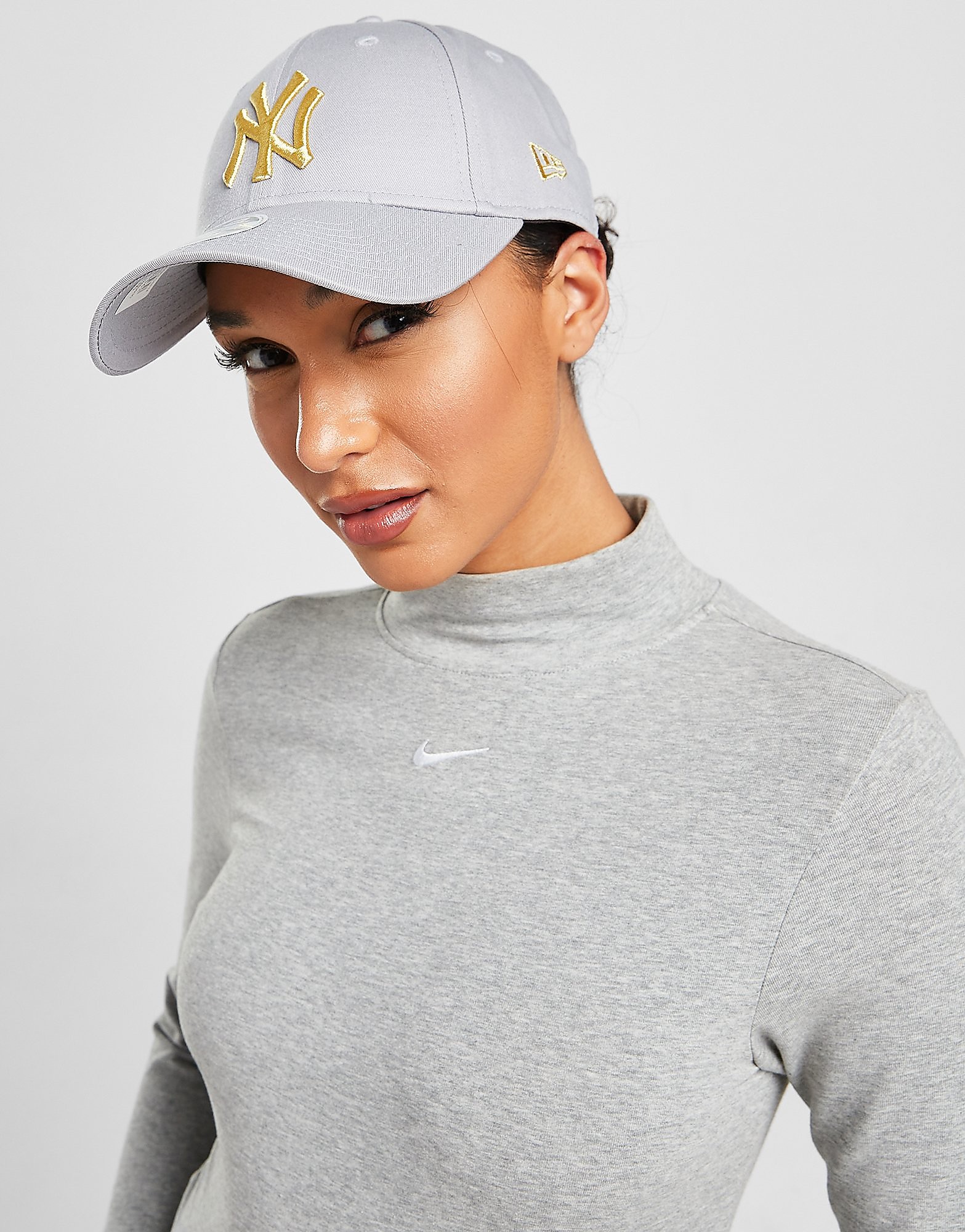 

New Era MLB 9FORTY New York Yankees Cap - Grey - Womens, Grey