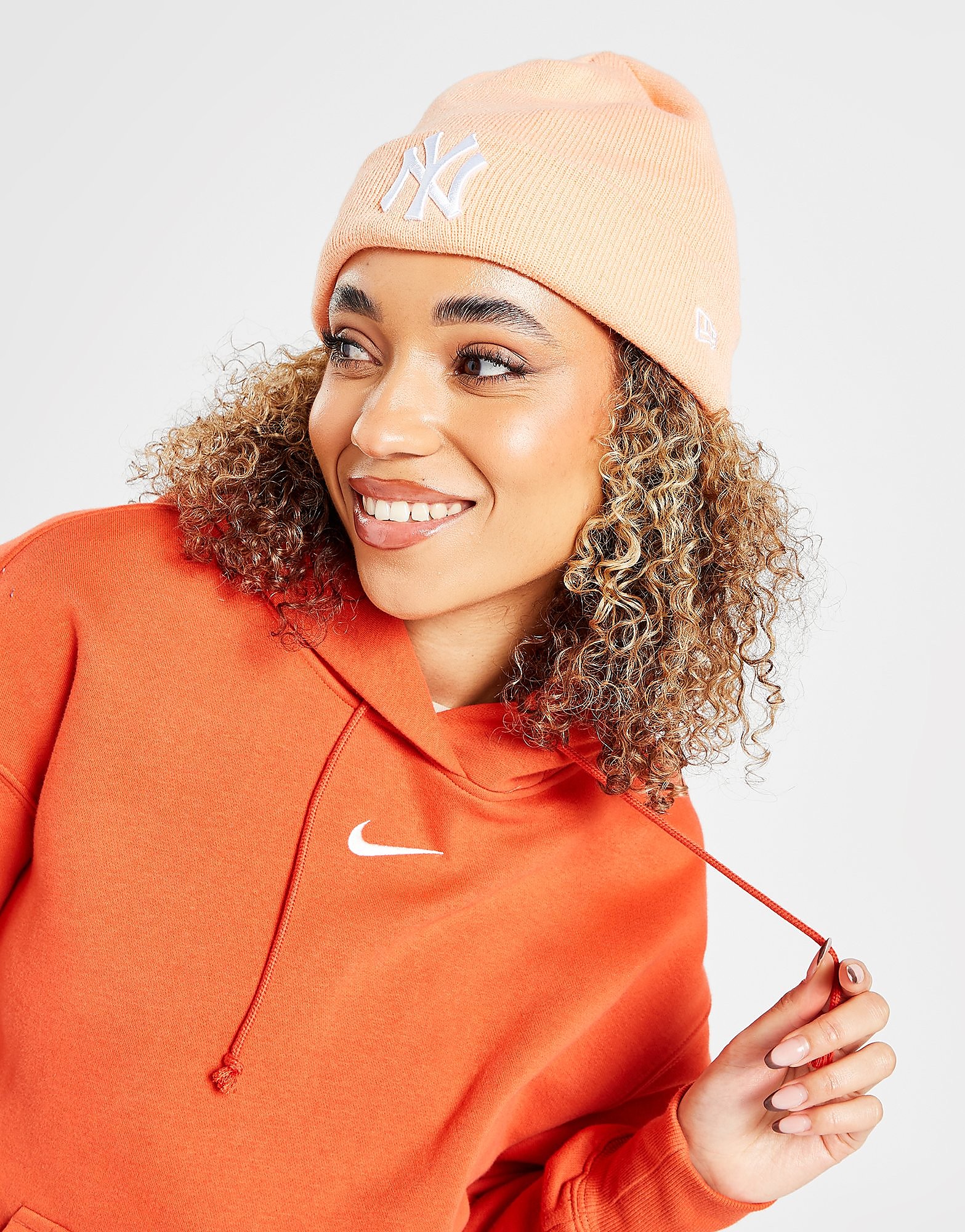 

New Era MLB New York Yankees Beanie - Orange - Womens, Orange