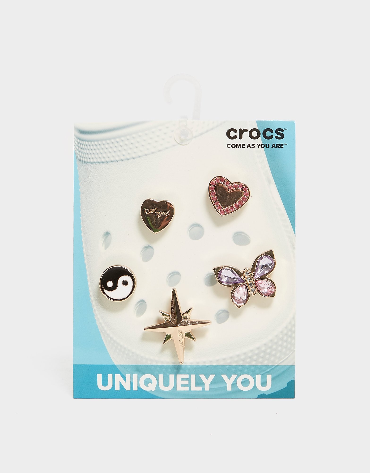 

Crocs 5-Pack Jibbitz Charms - Pink/Gold - Womens, Pink/Gold