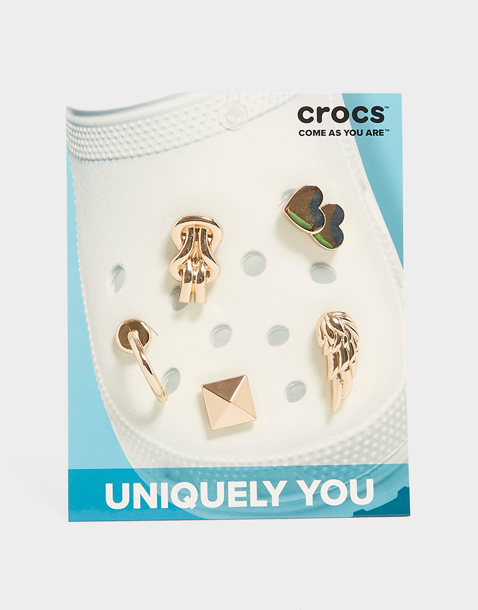 Crocs 5-Pack Jibbitz Charms - Gold - Womens, Gold