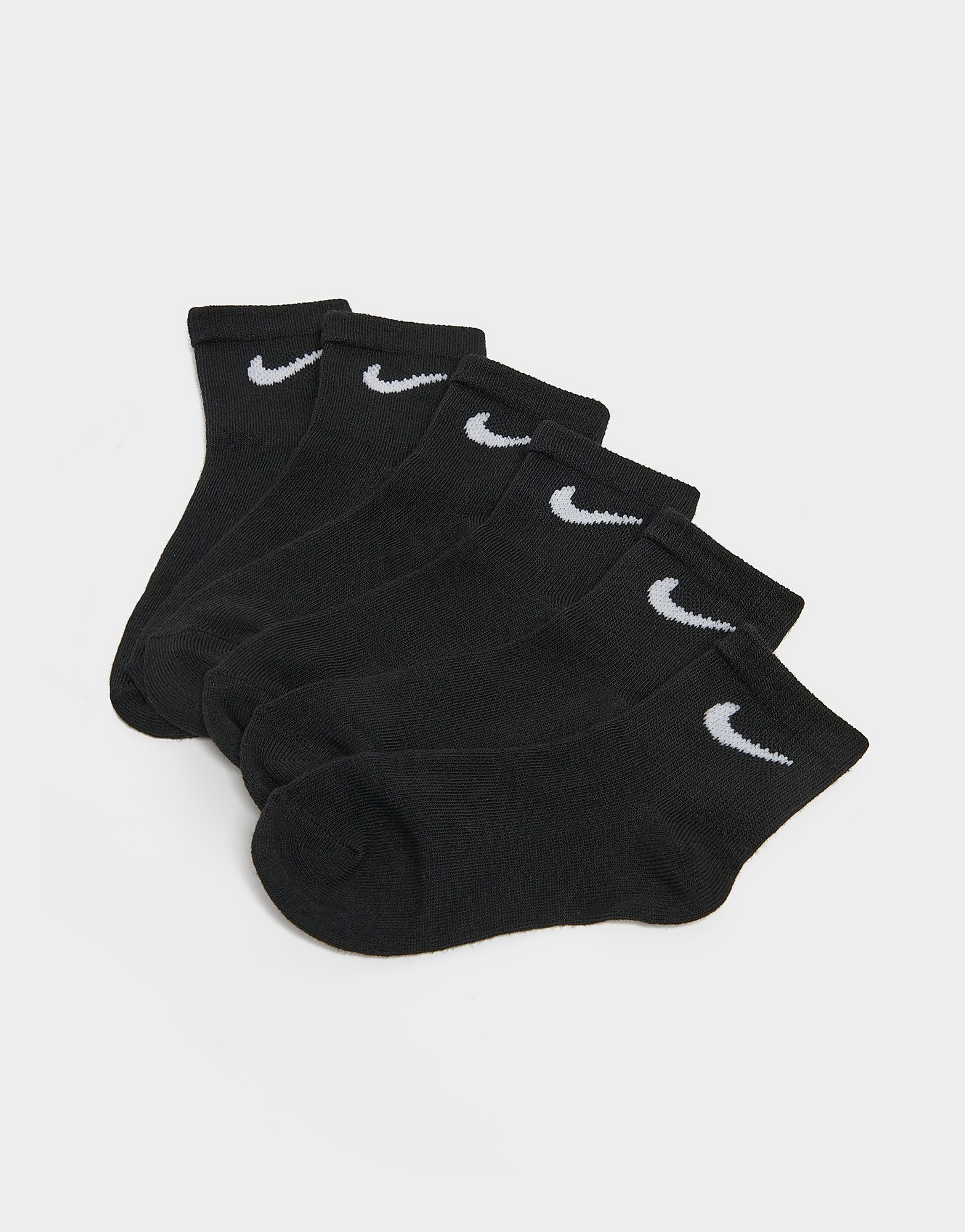 

Nike 6 Pack Ankle Socks Children - Black - Kids, Black