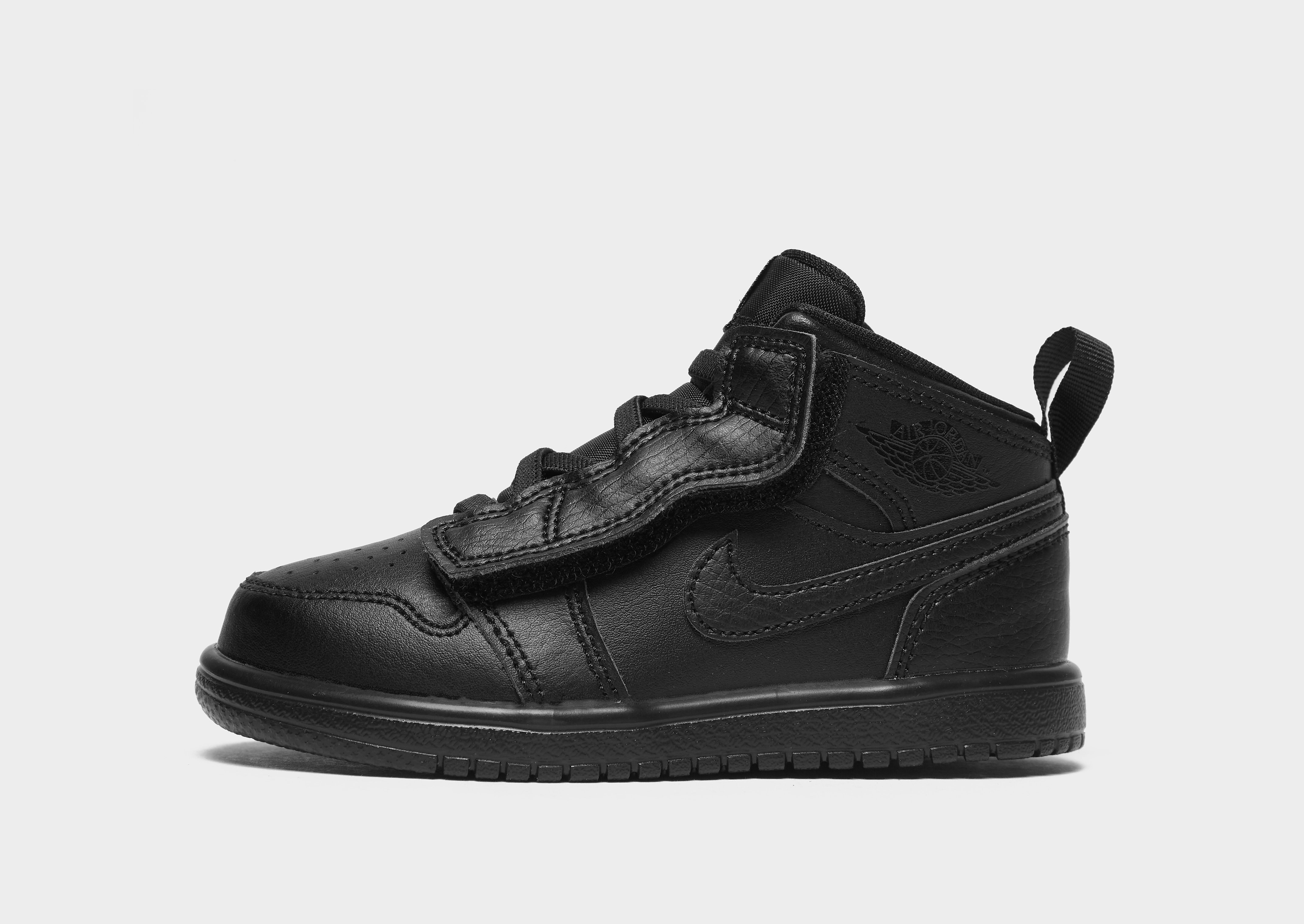 

Jordan Air 1 Mid Infant - Black/Black/Black - Kids, Black/Black/Black