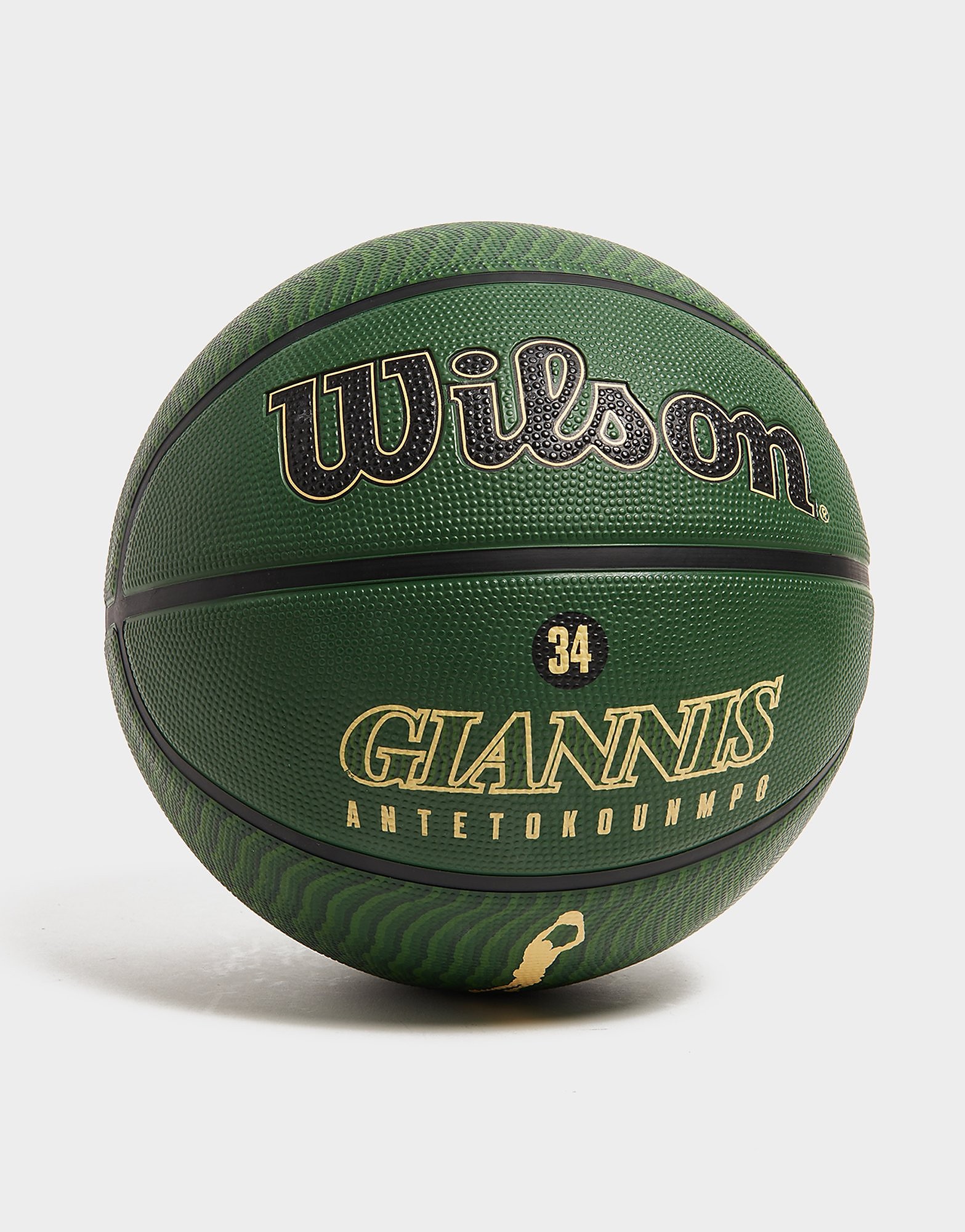 Wilson NBA Giannis Basketball - Green - Womens, Green