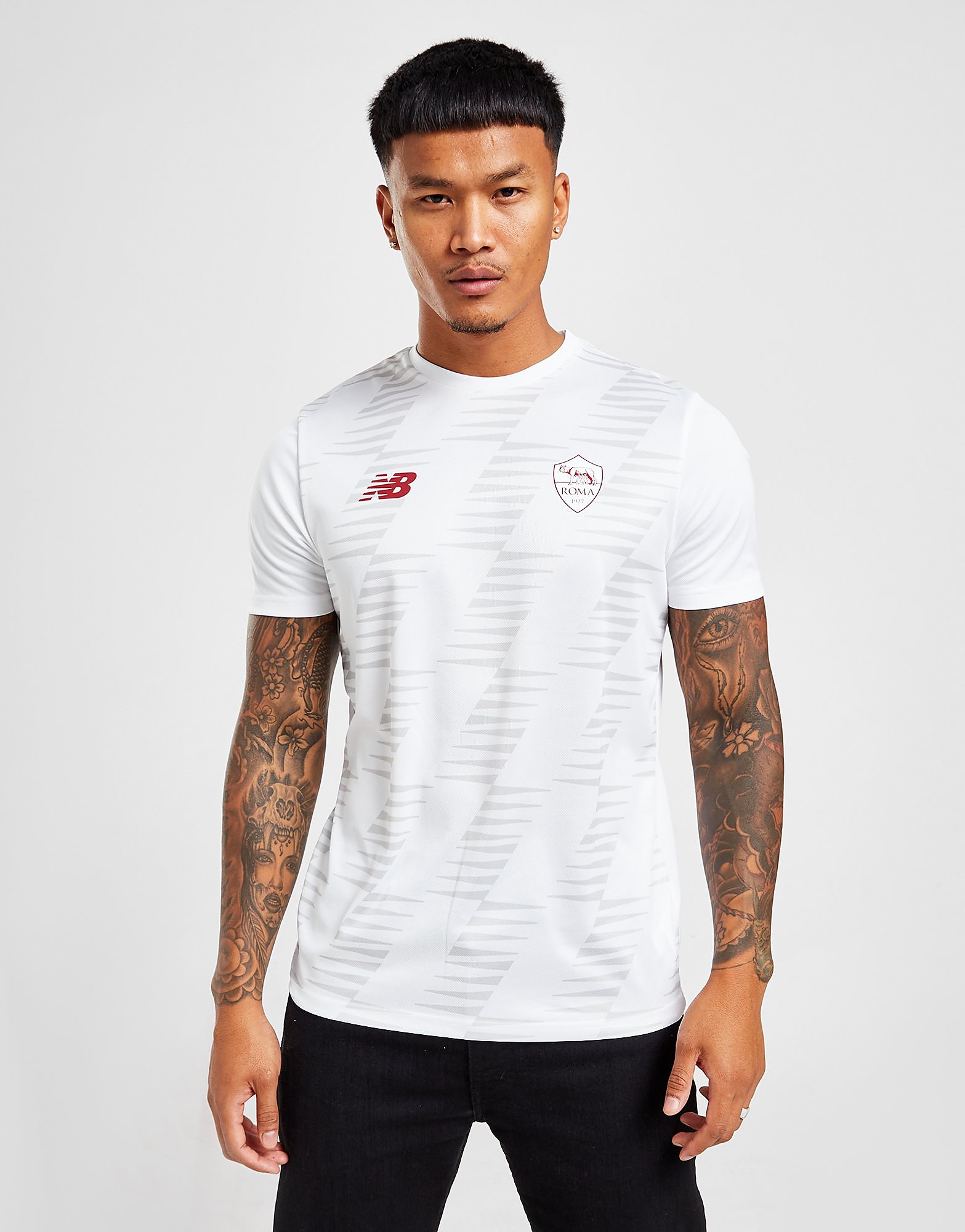 New Balance AS Roma Lightweight T-Shirt - White - Mens, White