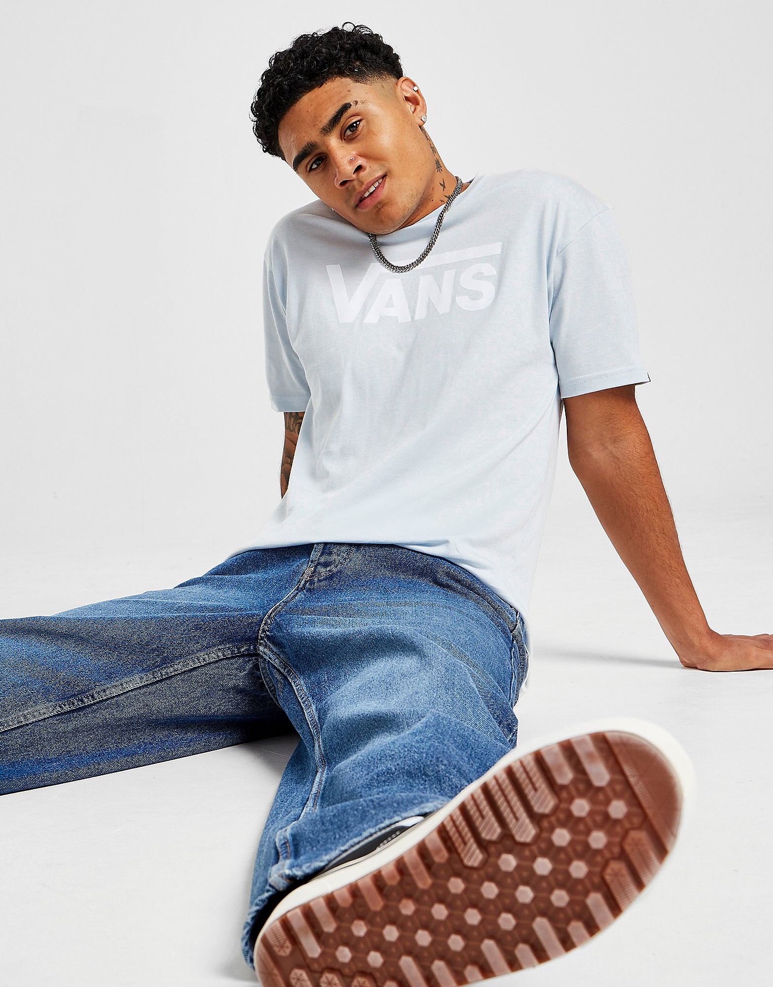 

Vans Core Flying V T-Shirt - Blue - Mens, Blue