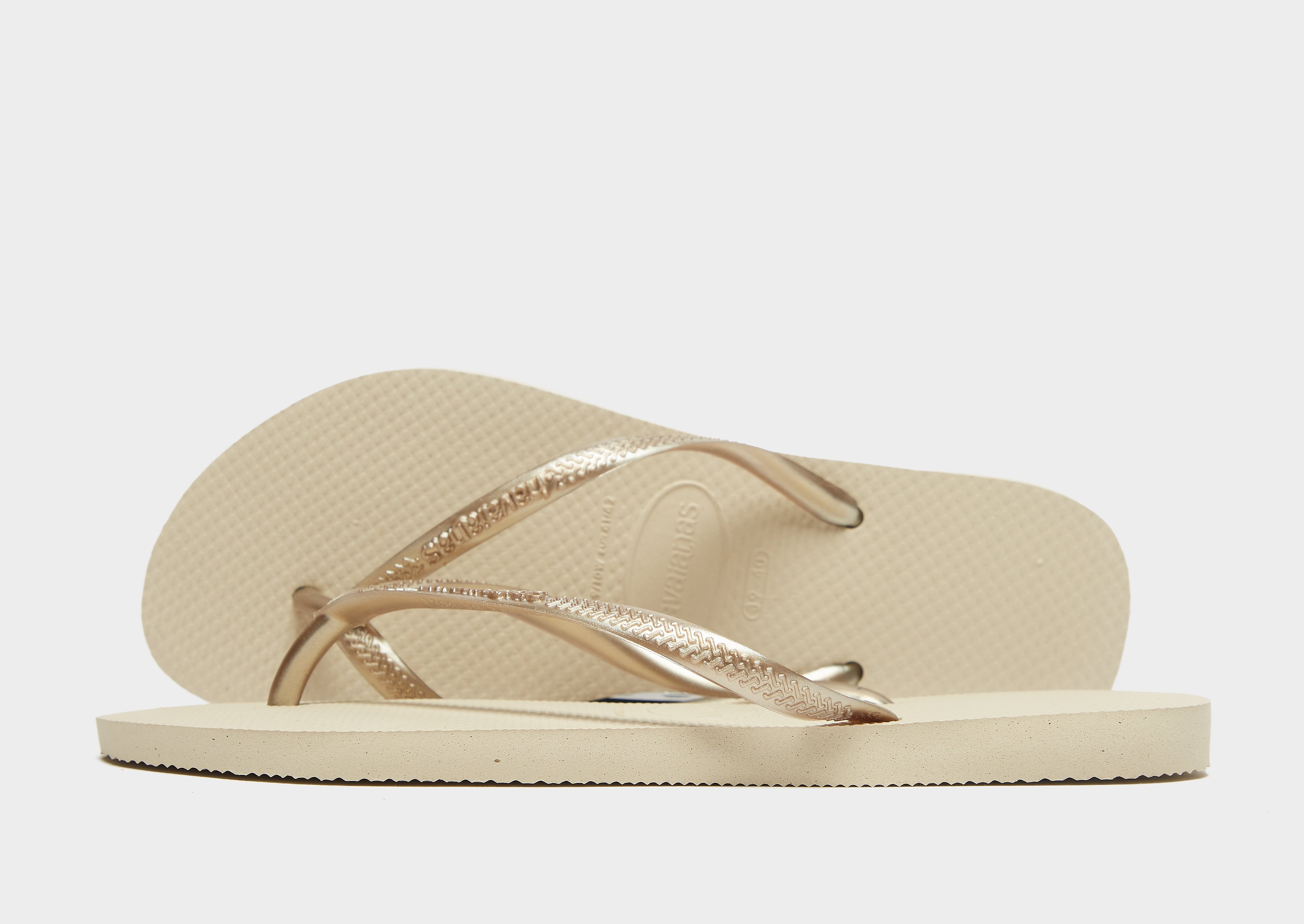 

Havaianas Slim Flip Flops Women's - Brown/BEIGE, Brown/BEIGE