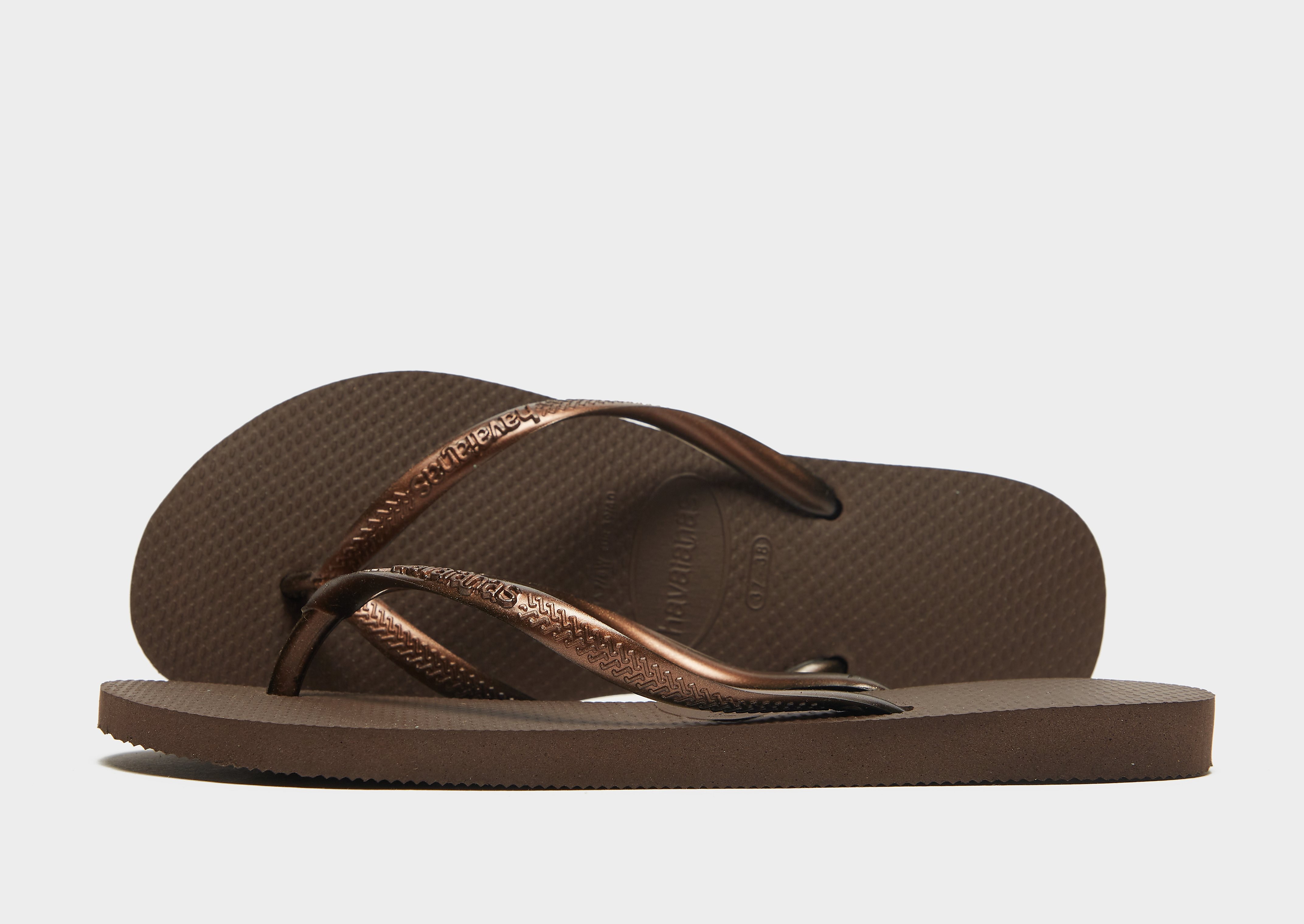 

Havaianas Slim Flip Flops Women's - Brown, Brown