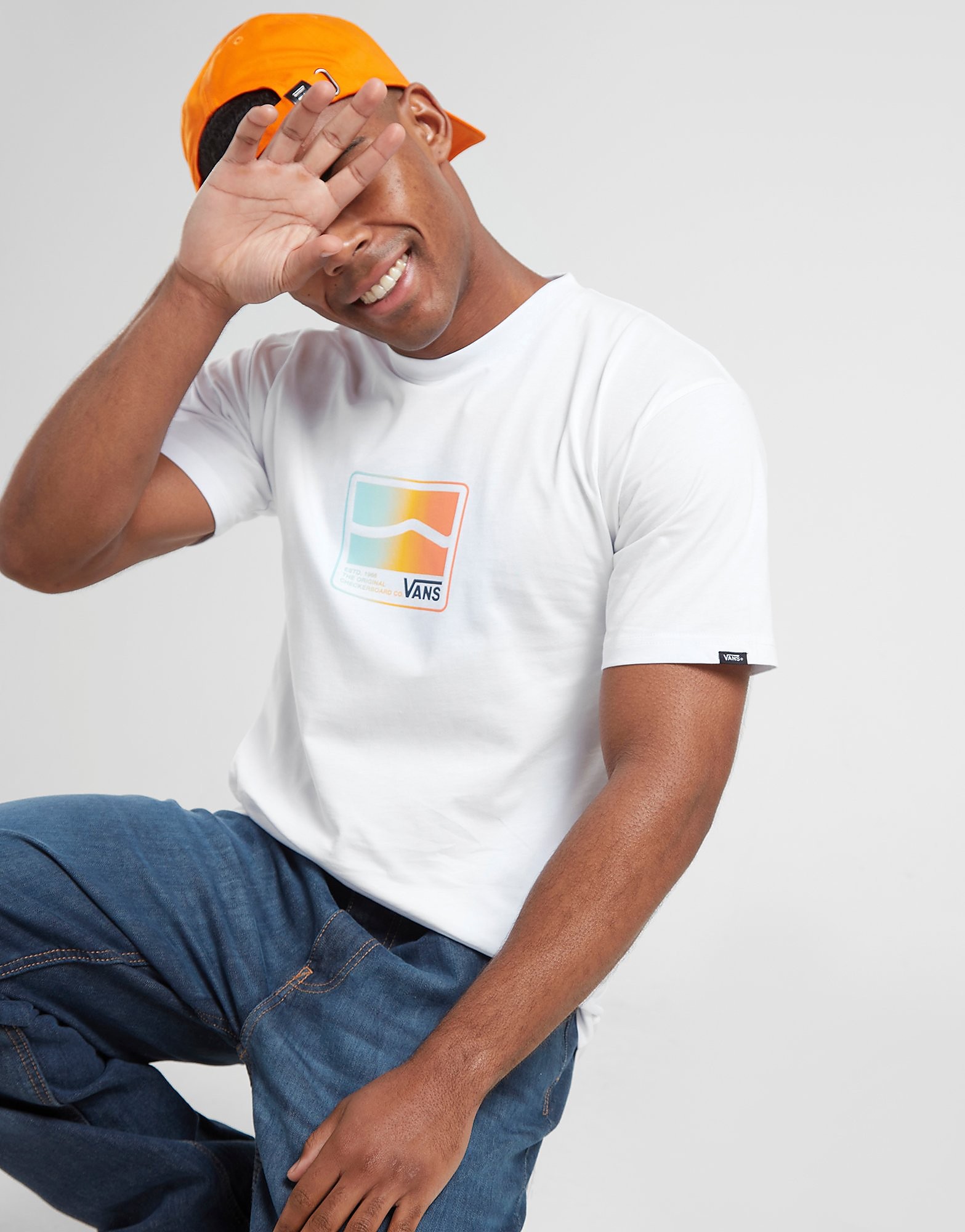 

Vans Fade Logo Short Sleeve T-Shirt - White, White