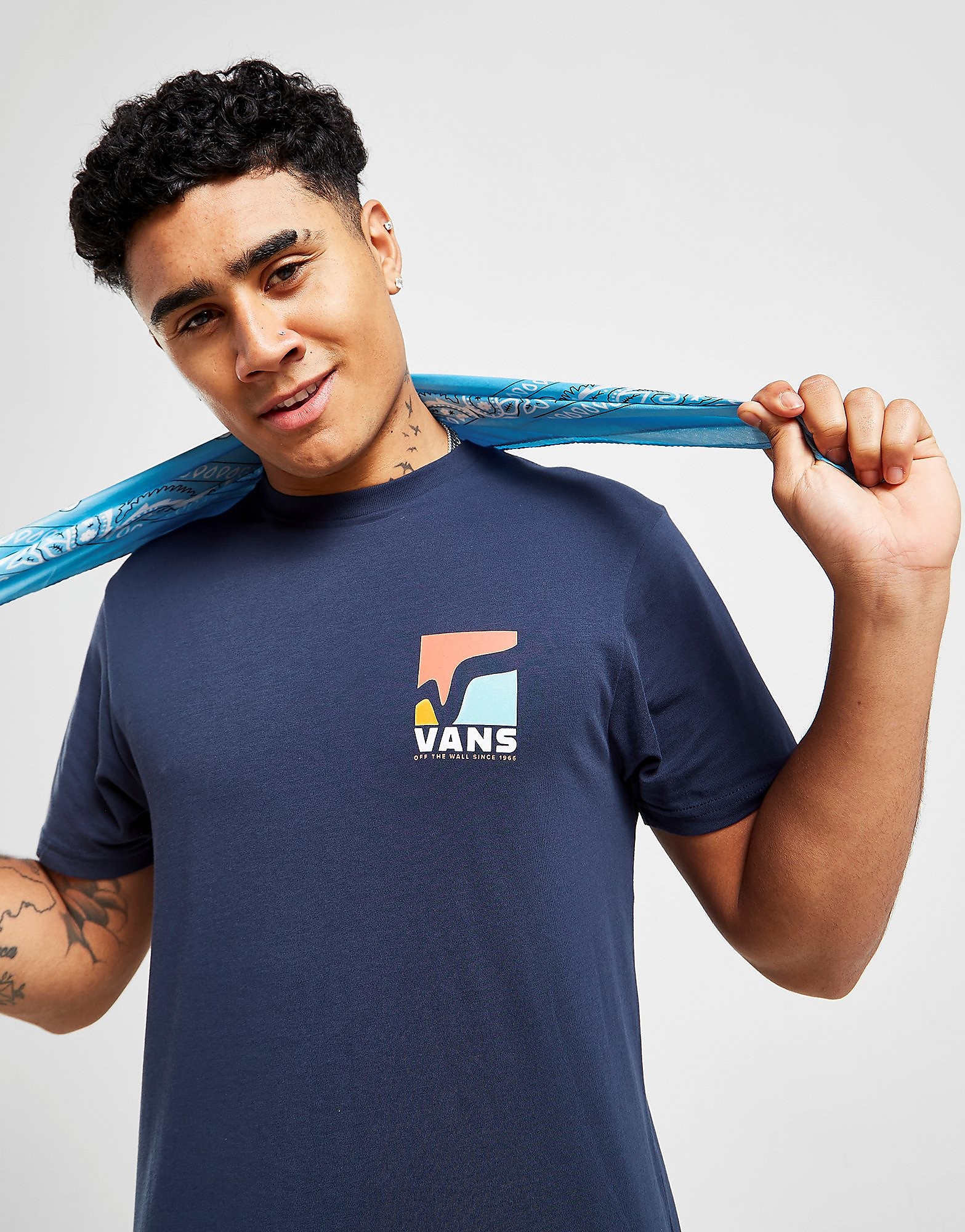 

Vans Swoop V T-Shirt - Blue - Mens, Blue