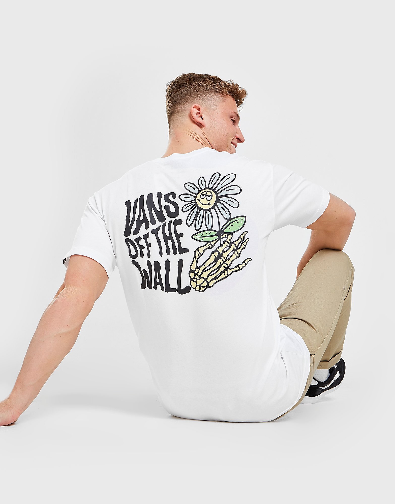 

Vans Skull Daze Short Sleeve T-Shirt - White - Mens, White
