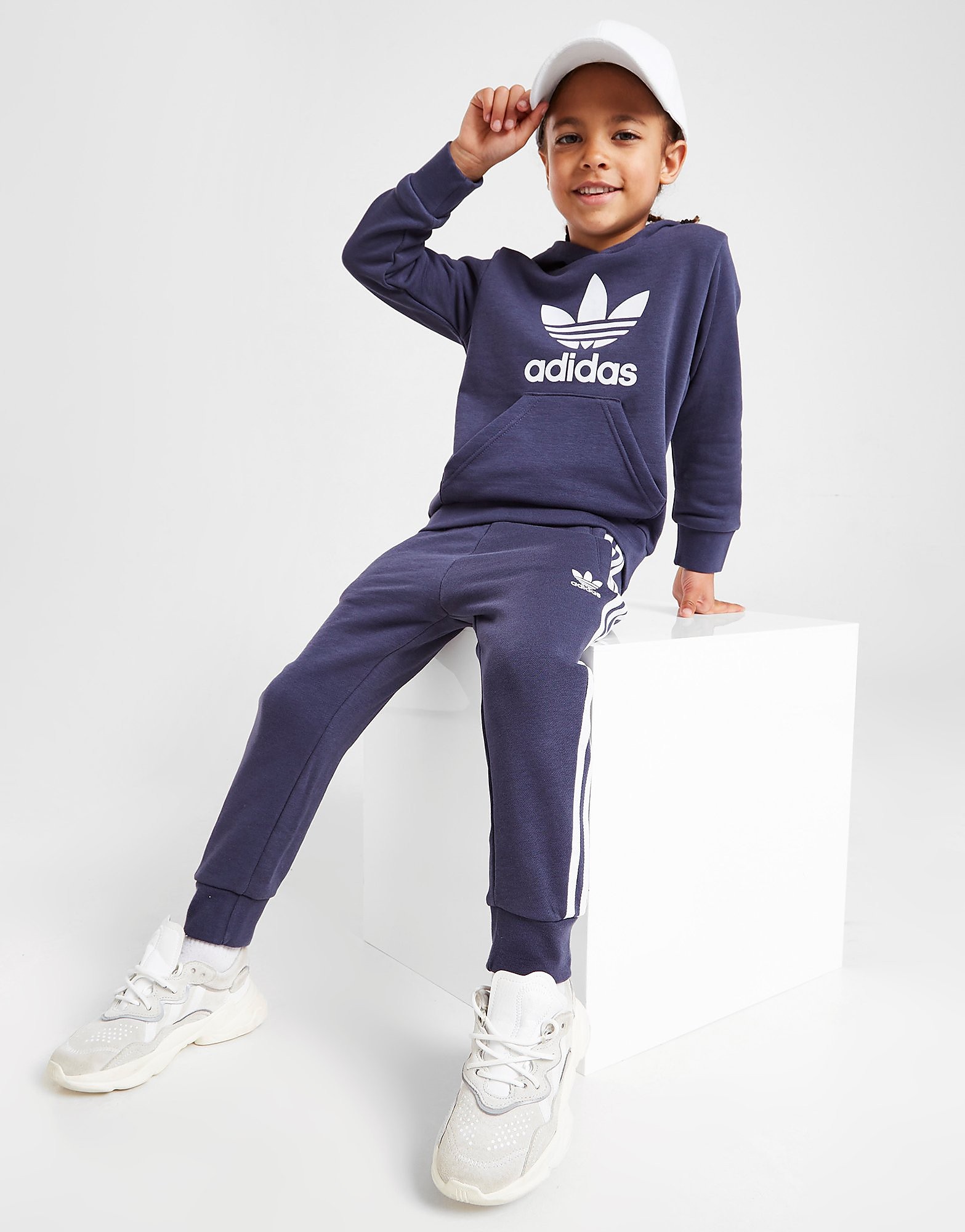 Adidas Originals Fato de Treino Trefoil Overhead para Criança - Azul - Kids, Azul