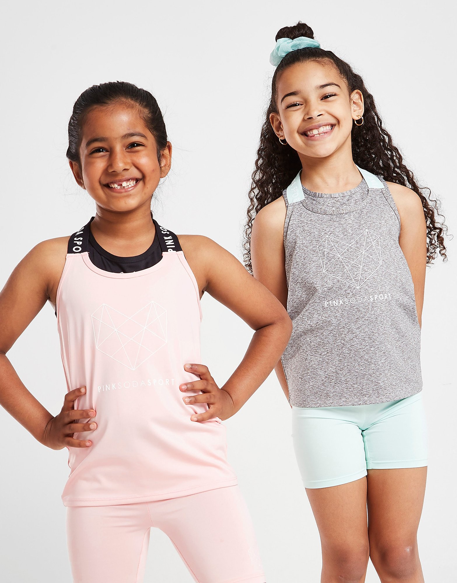 

Pink Soda Sport Girls' Logo Tape Tank Top Children - Pink - Kids, Pink