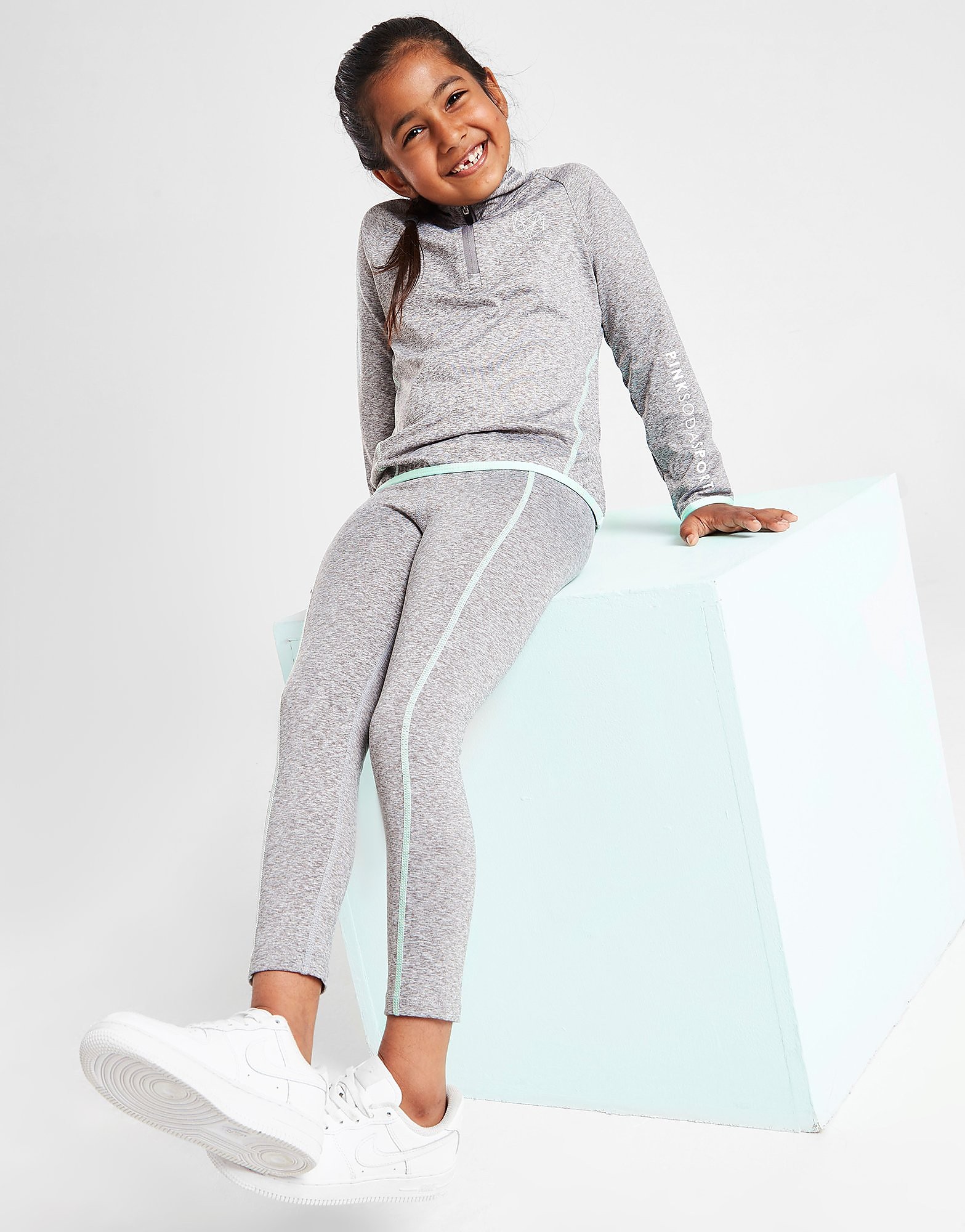 

Pink Soda Sport Girls' 1/4 Zip Top Children - Grey - Kids, Grey