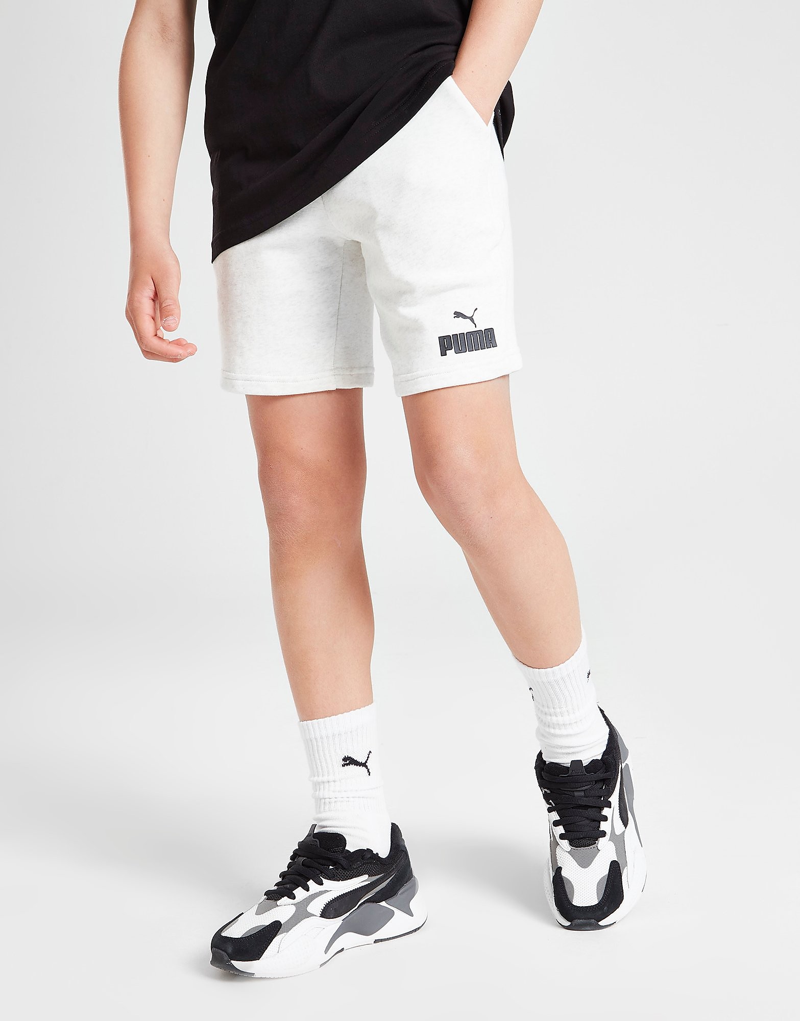 

Puma Core Logo Shorts Junior - White - Kids, White